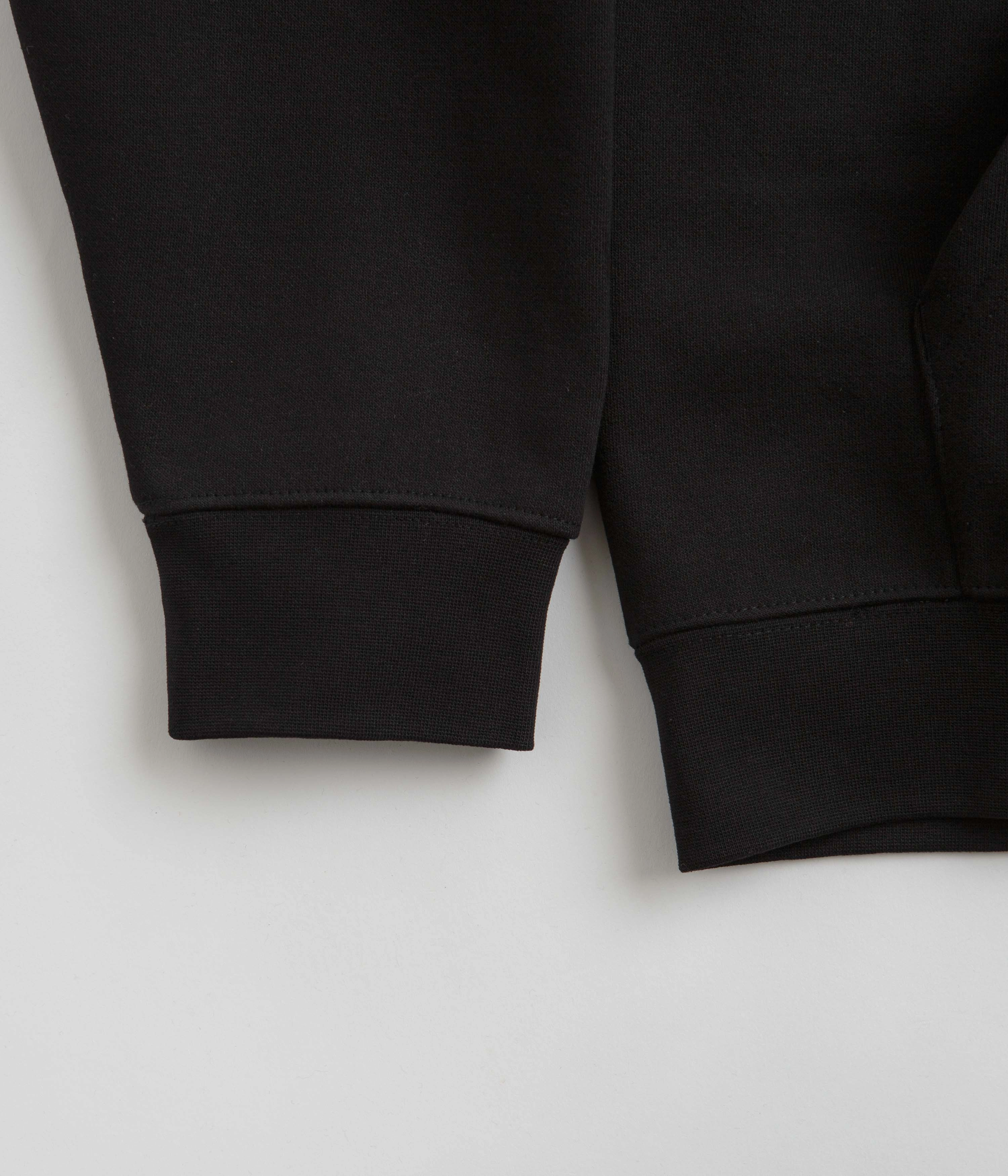 YKK Zipper Glossy Look Obey Eyes Icon Hoodie - Black