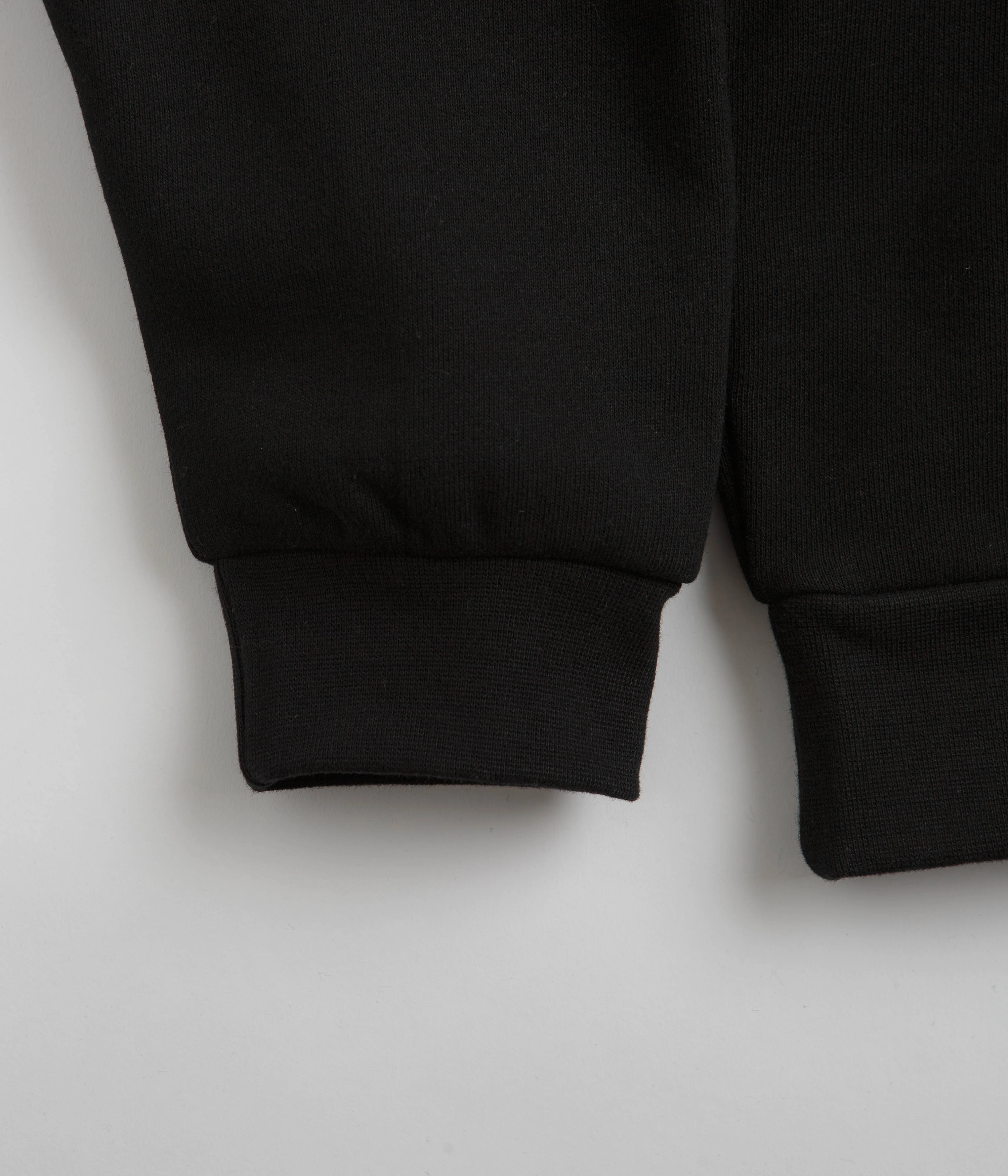 Obey Icon Extra Heavy Hoodie - Black warm-toned Lace trim