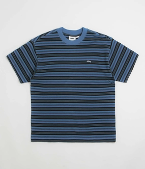 Obey Kenny Relaxed T-Shirt - Coronet Blue Multi Weekend Wear