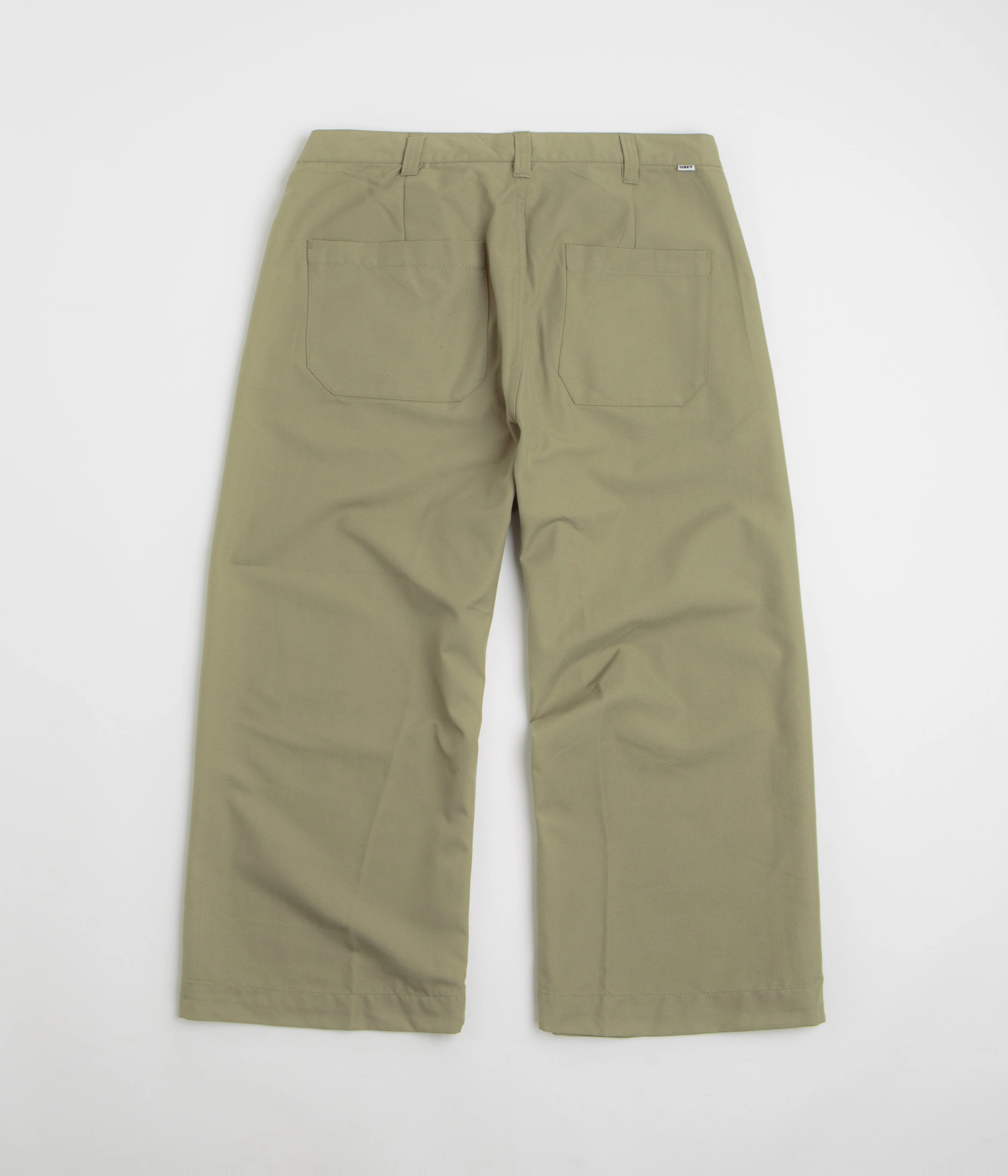 Obey Oliver Pleated Pants - Mermaid Anti Static Finish Multi Purpose