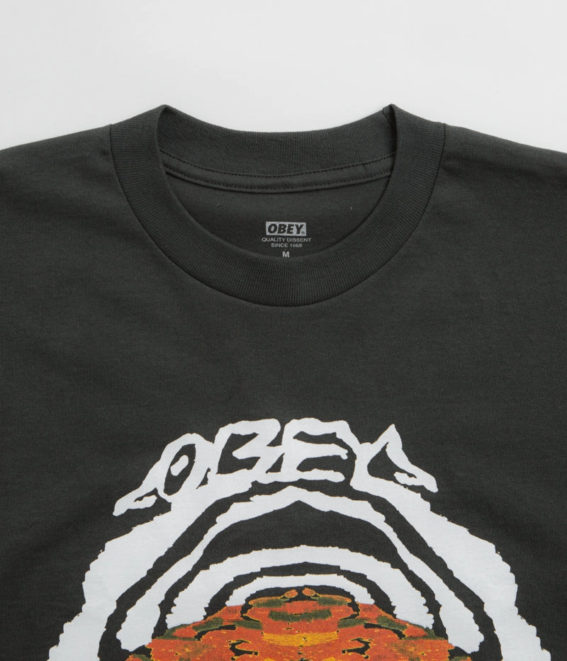 Timeless Style Obey Take The Leap T-Shirt - Vintage Black