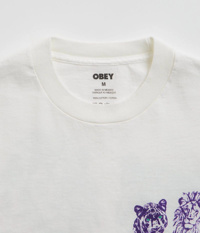 Active Wear casual top Obey Unite & Fight T-Shirt - Pigment Vintage White