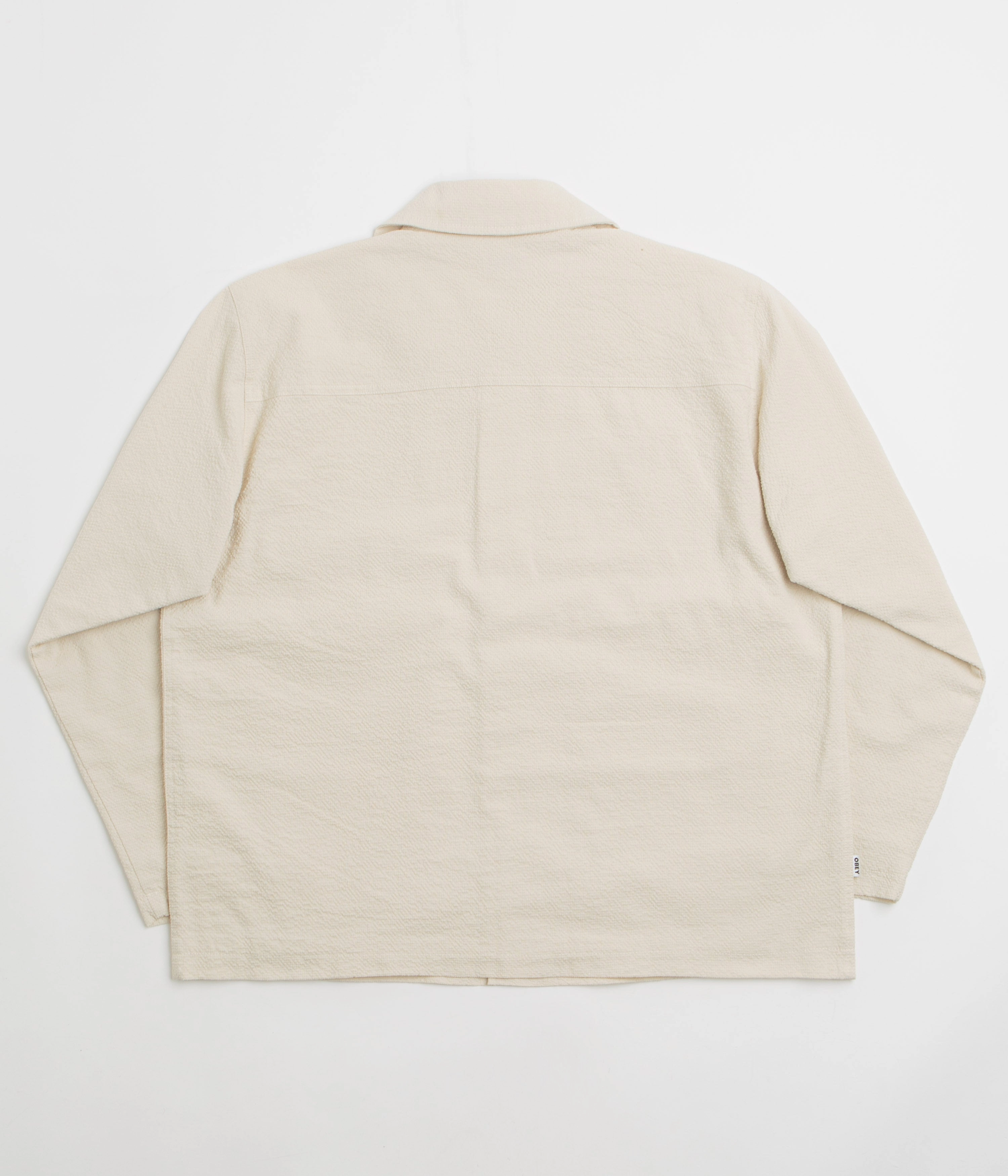 All weather Smart Design Obey Vesta Shirt Jacket - Egret