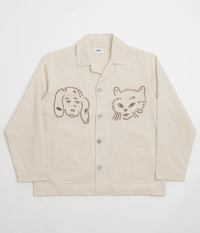 Obey Vesta Shirt Jacket - Egret Trendy Surf