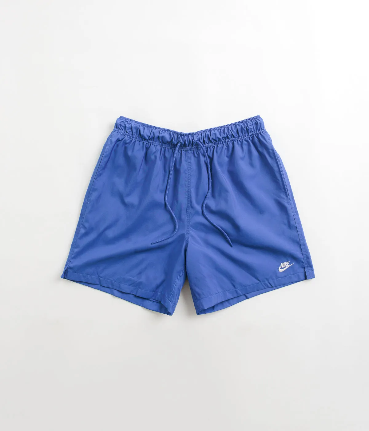 Noise Free Operation Design Nike Club Woven Flow Shorts - Game Royal / White