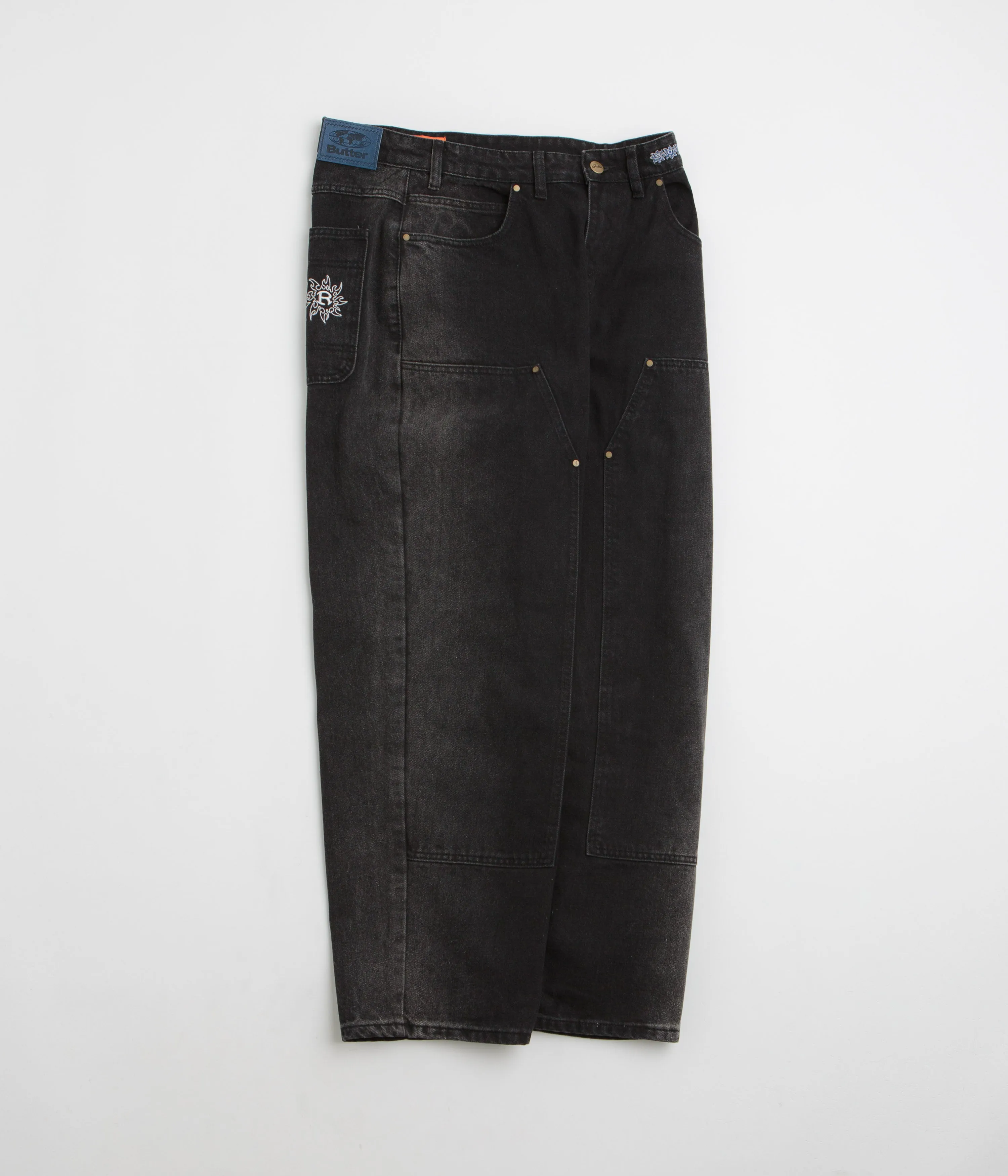 Timeless Cut Butter Goods Bronco Jeans - Washed Black