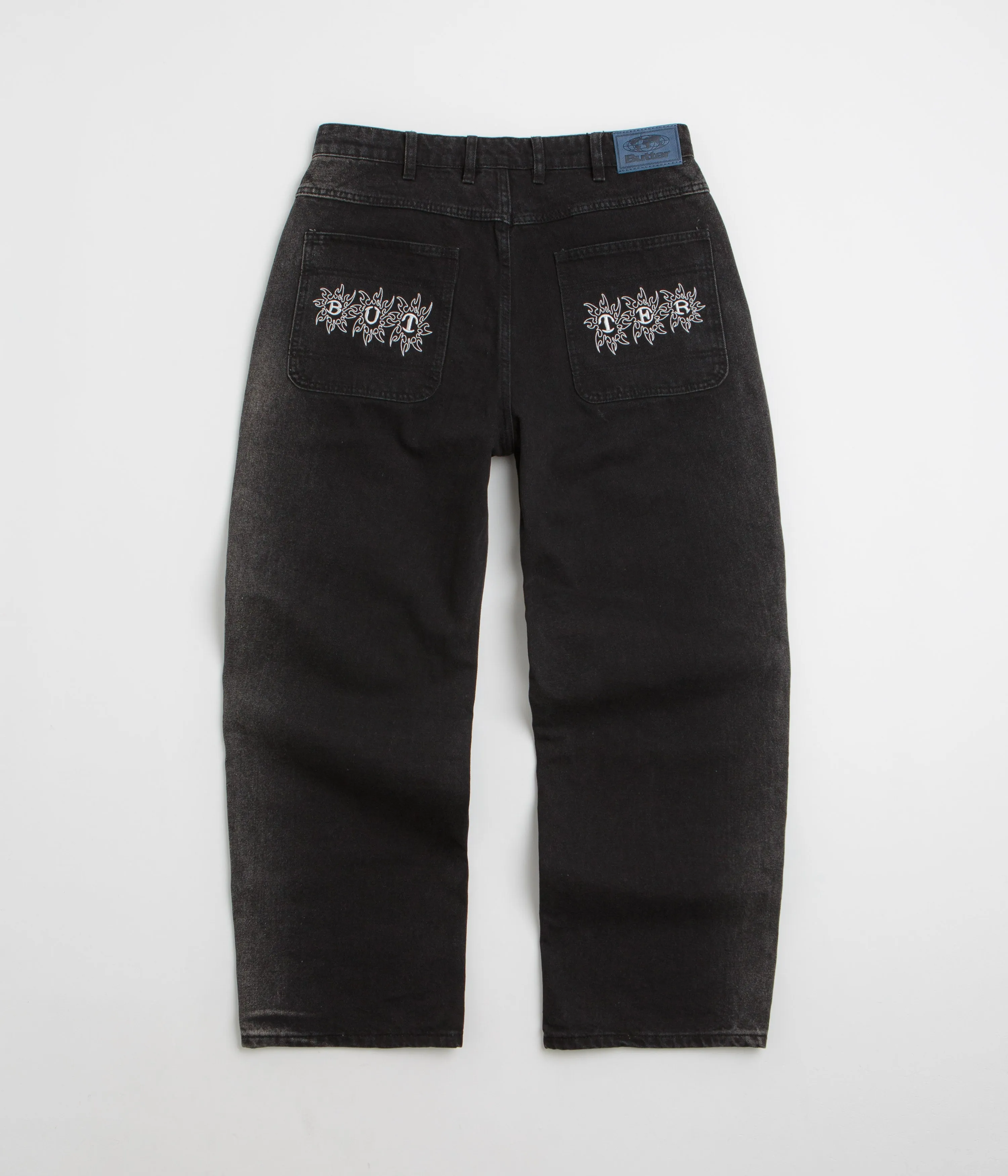 Eco Friendly Lightweight Modern Butter Goods Bronco Jeans - Washed Black