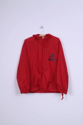 DualZipper Palomino Mens 170 XL Track Top Jacket Industrial Technology Nylon Waterproof