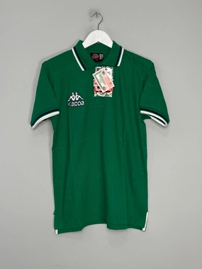 2000/02 REAL BETIS *BNWT* POLO SHIRT (S) KAPPA Wrinkle Resistant Finish Durable Double Stitched Seams