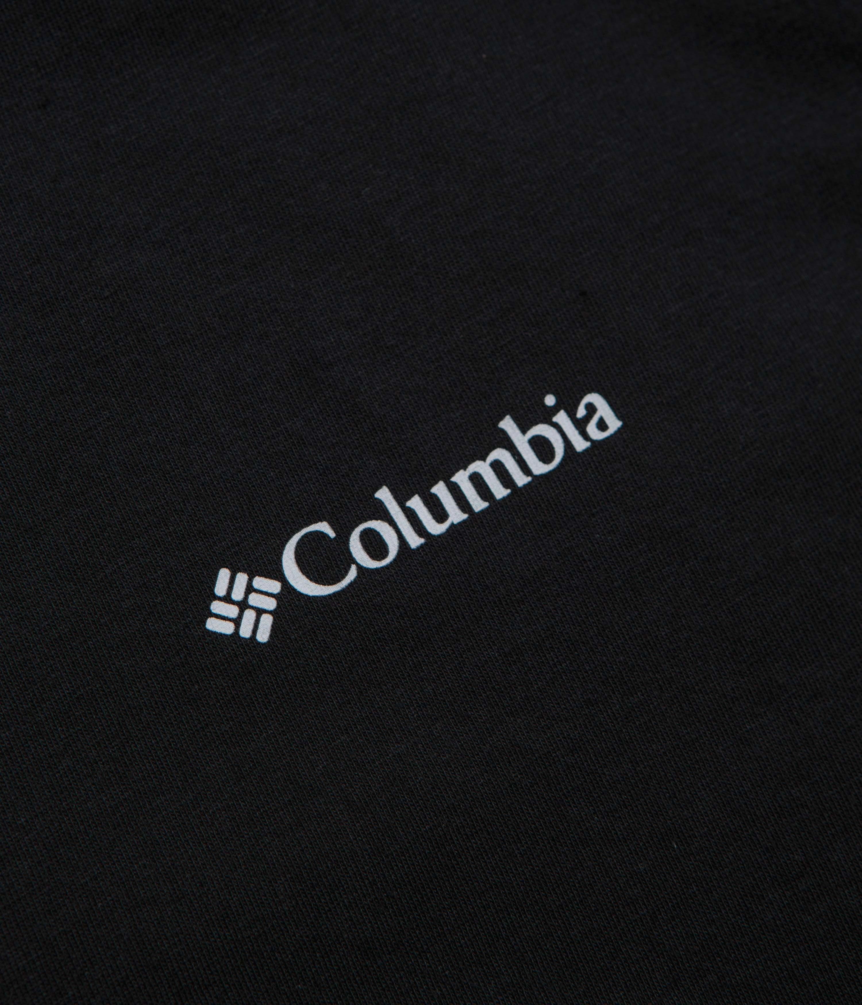 Columbia Barton Springs Graphic T-Shirt - Black Comfortable Layering Adjustable Hem