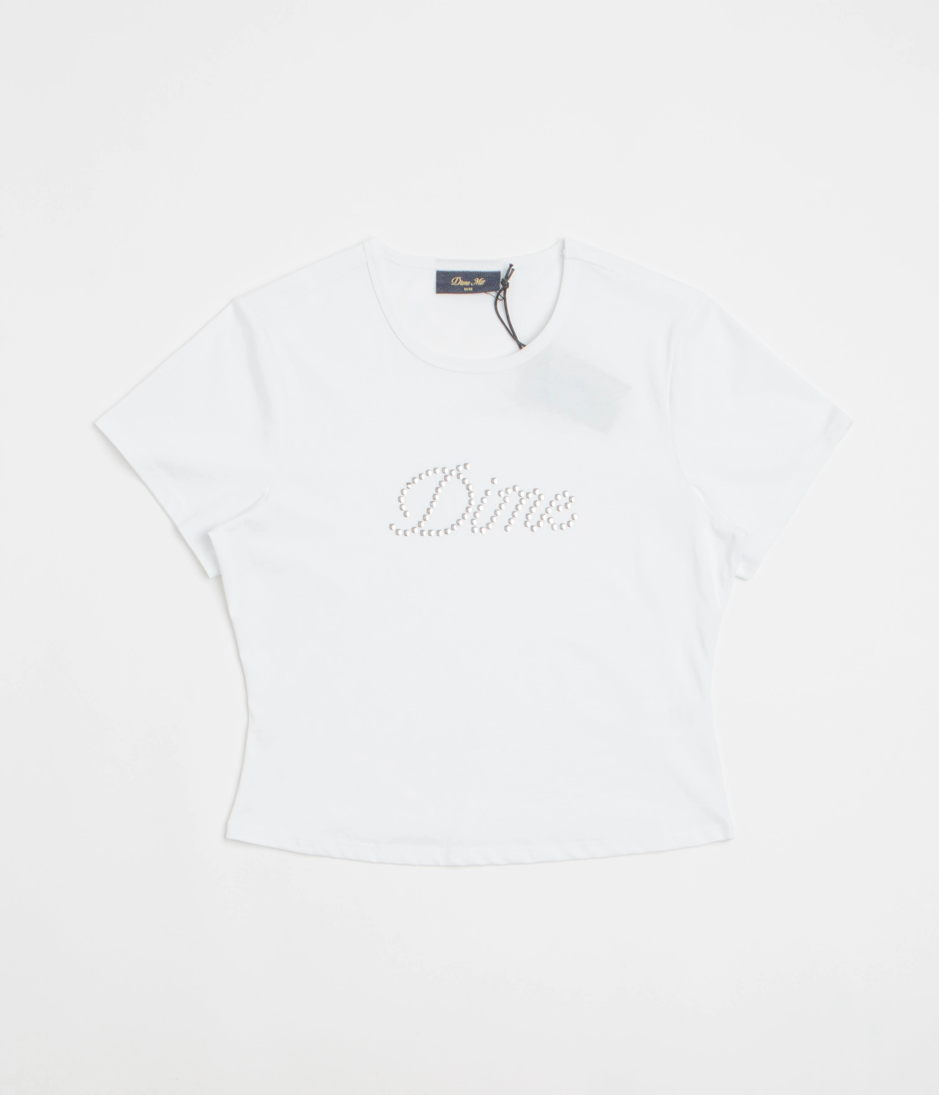 Lightweight Construction Dime Womens Icy T-Shirt - White