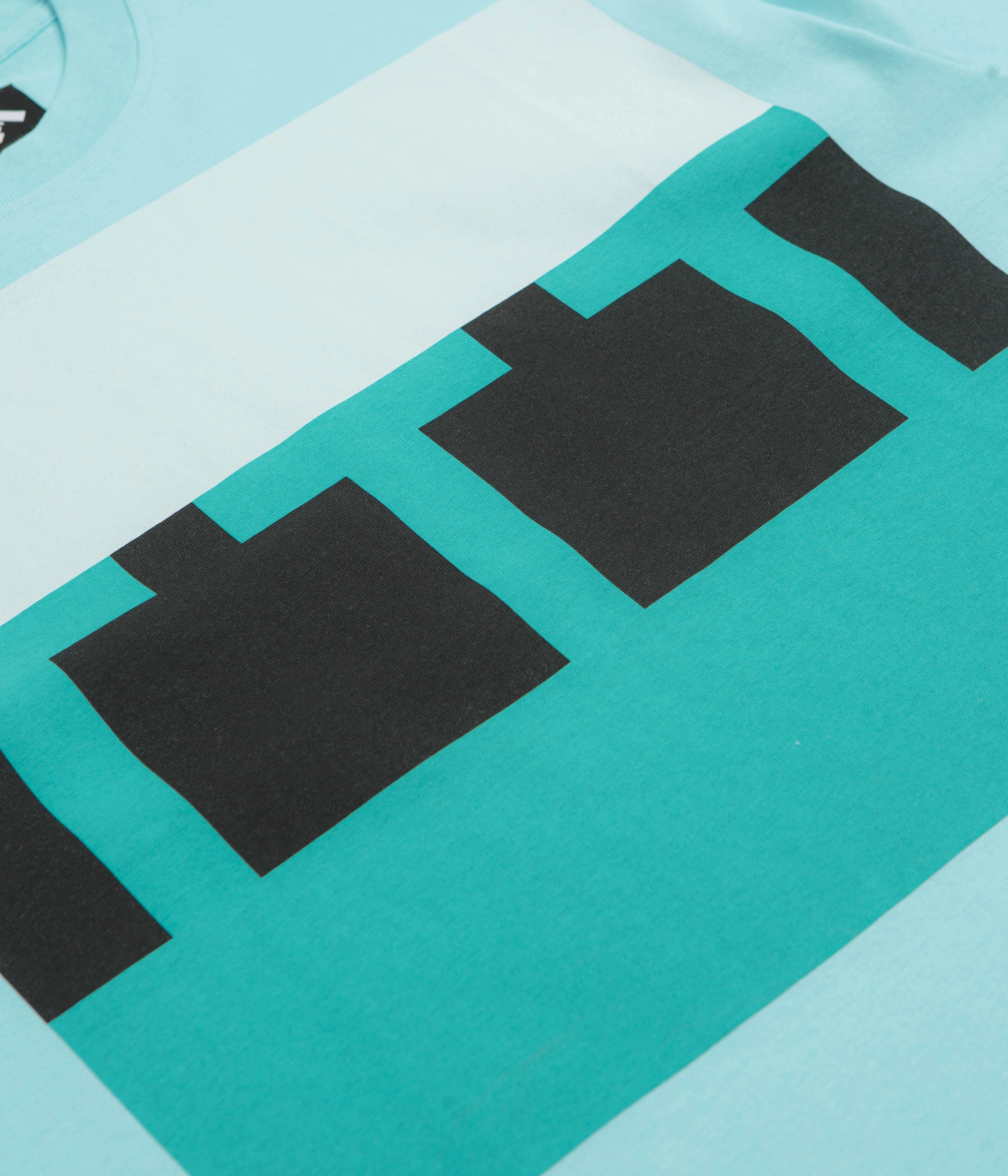 The Trilogy Tapes Block T-Shirt - Blue / Blue Sporty Look Wear