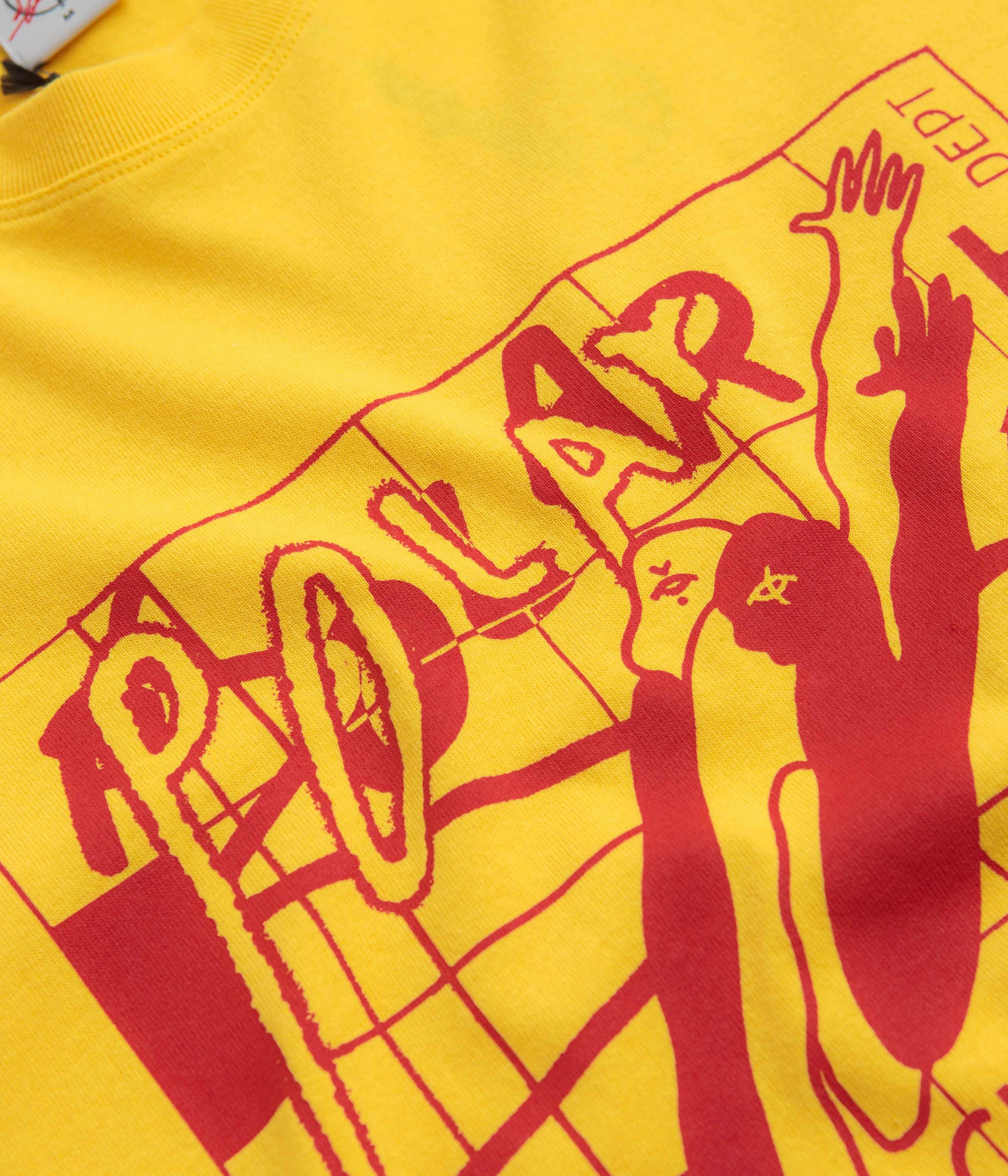 Polar Clubb Inc Long Sleeve T-Shirt - Lemon Non Irritating Seams Layered Neckline