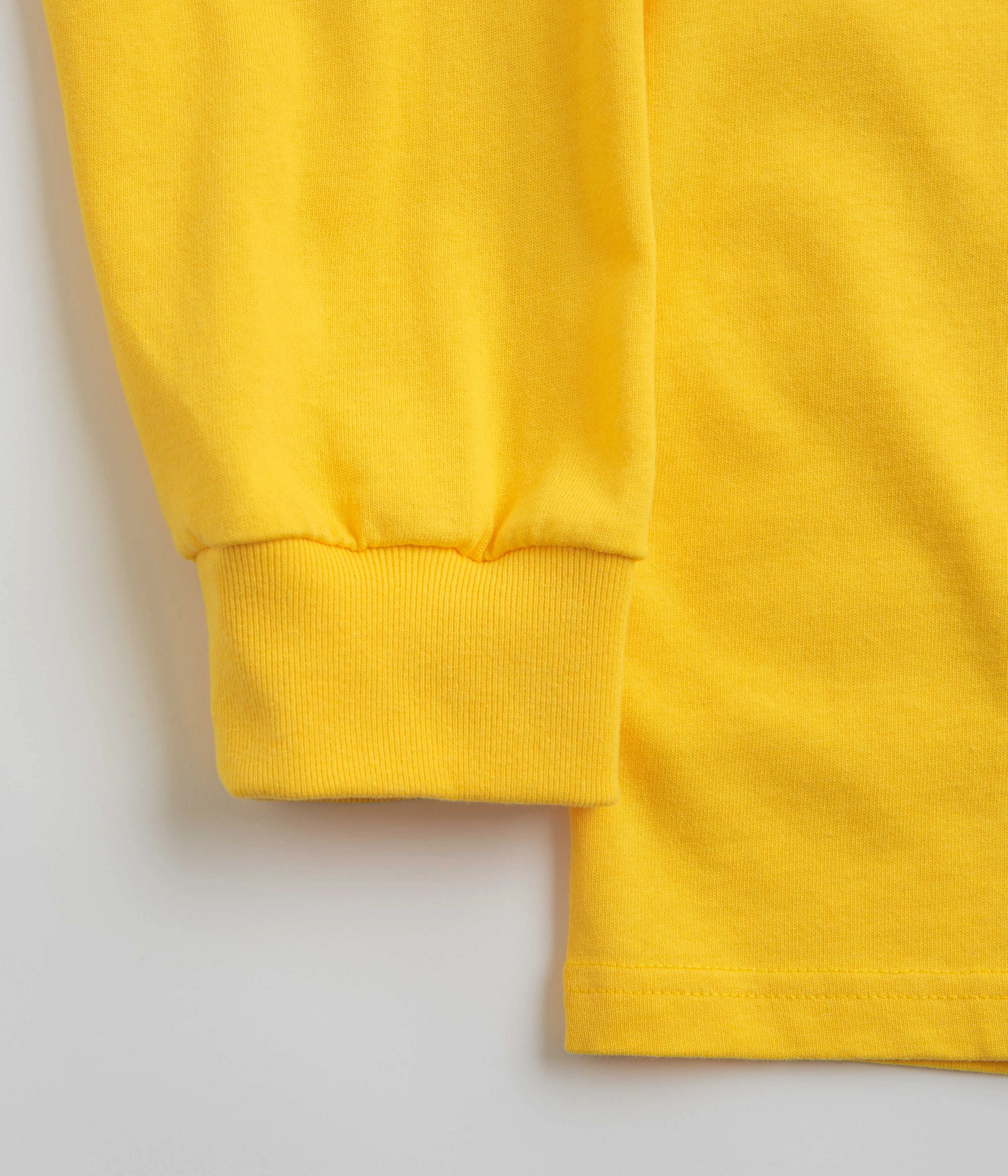 Polar Clubb Inc Long Sleeve T-Shirt - Lemon Tagless Comfort WrinkleFreeFabric