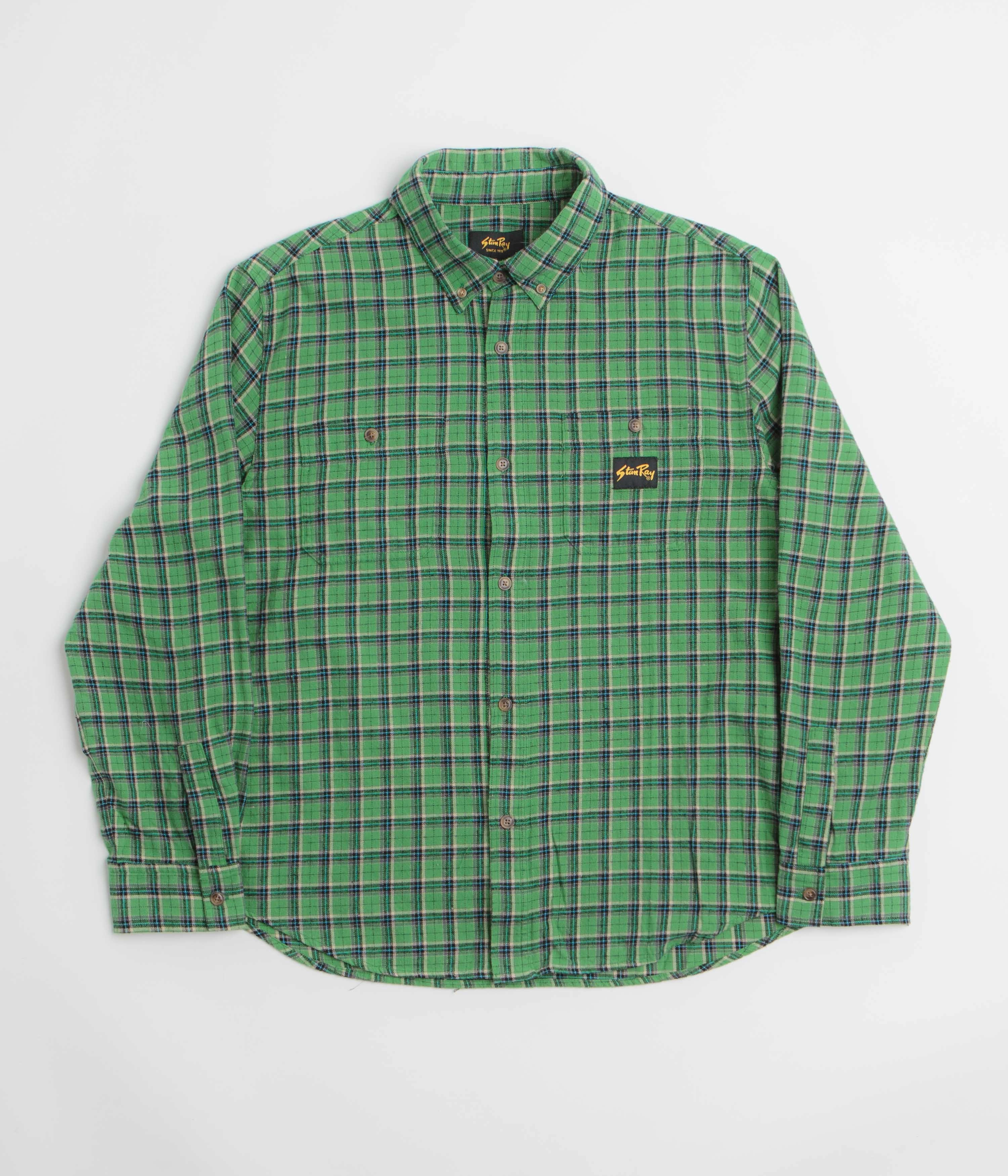 Stan Ray Flannel Shirt - Summer Green Plaid Corporate Event