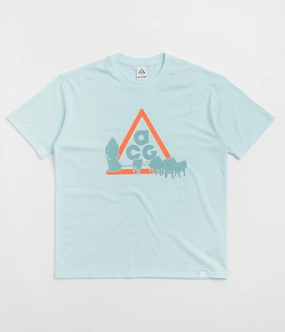 Soft Brushed Finish Nike ACG Dog Sled T-Shirt - Glacier Blue