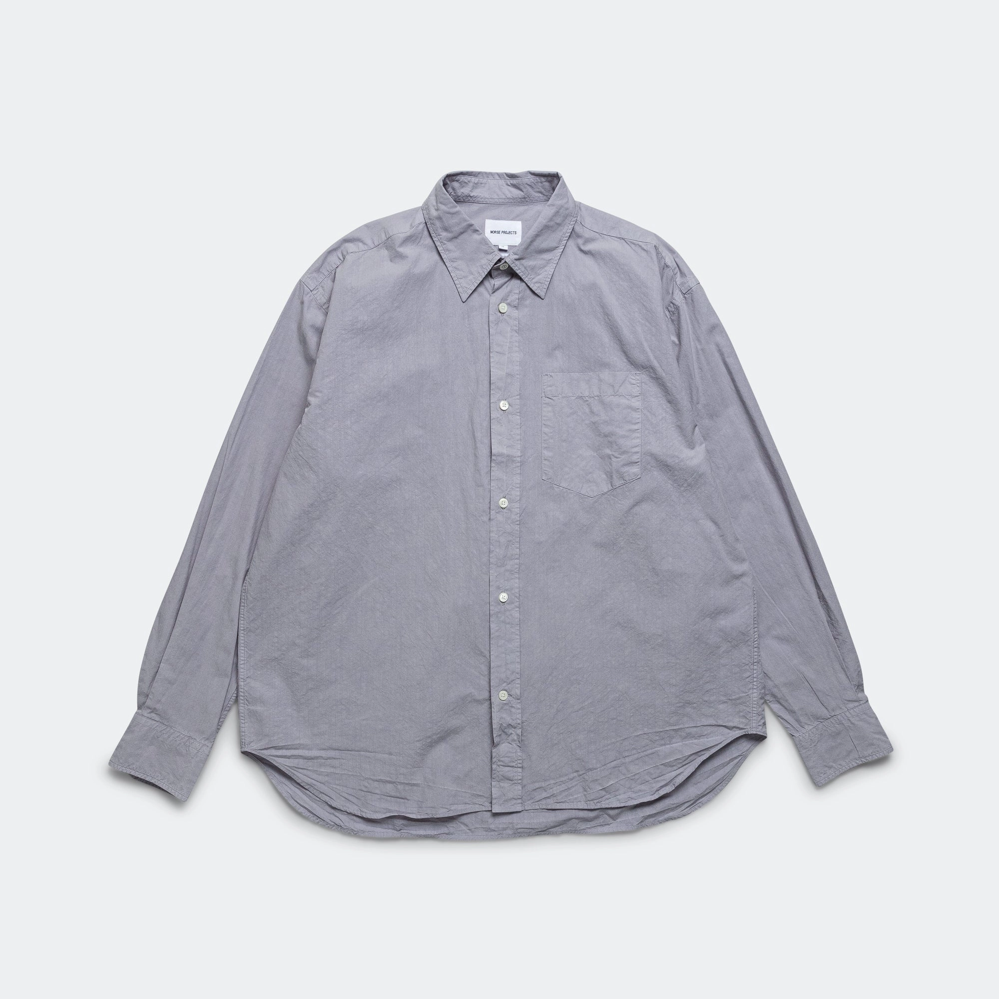 Ole Cotton Tencel Shirt - Crocus Purple Eco-Friendly Fabric Loose Comfort