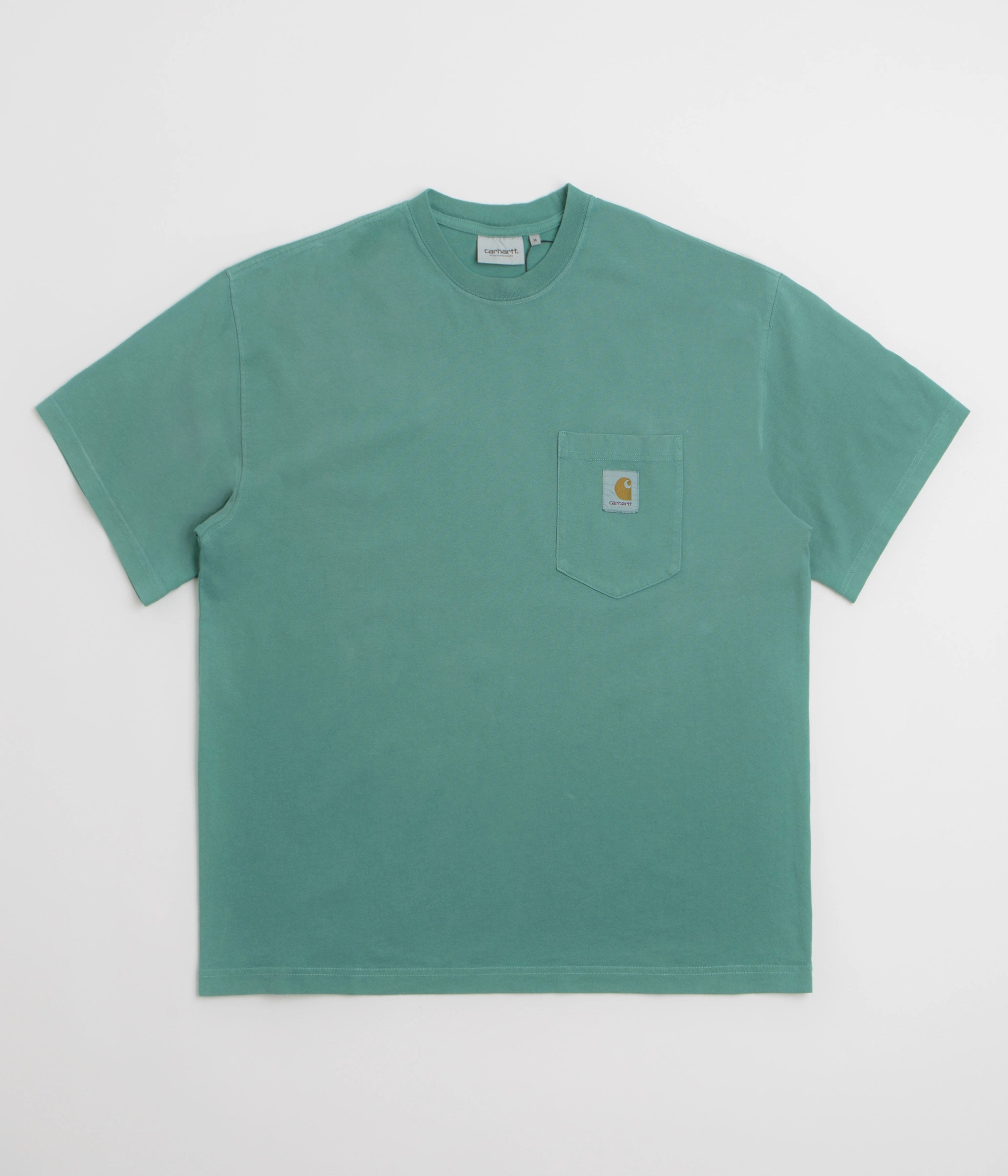 Timeless and Chic Rayon blend Carhartt Hudson Pocket T-Shirt - Saguaro