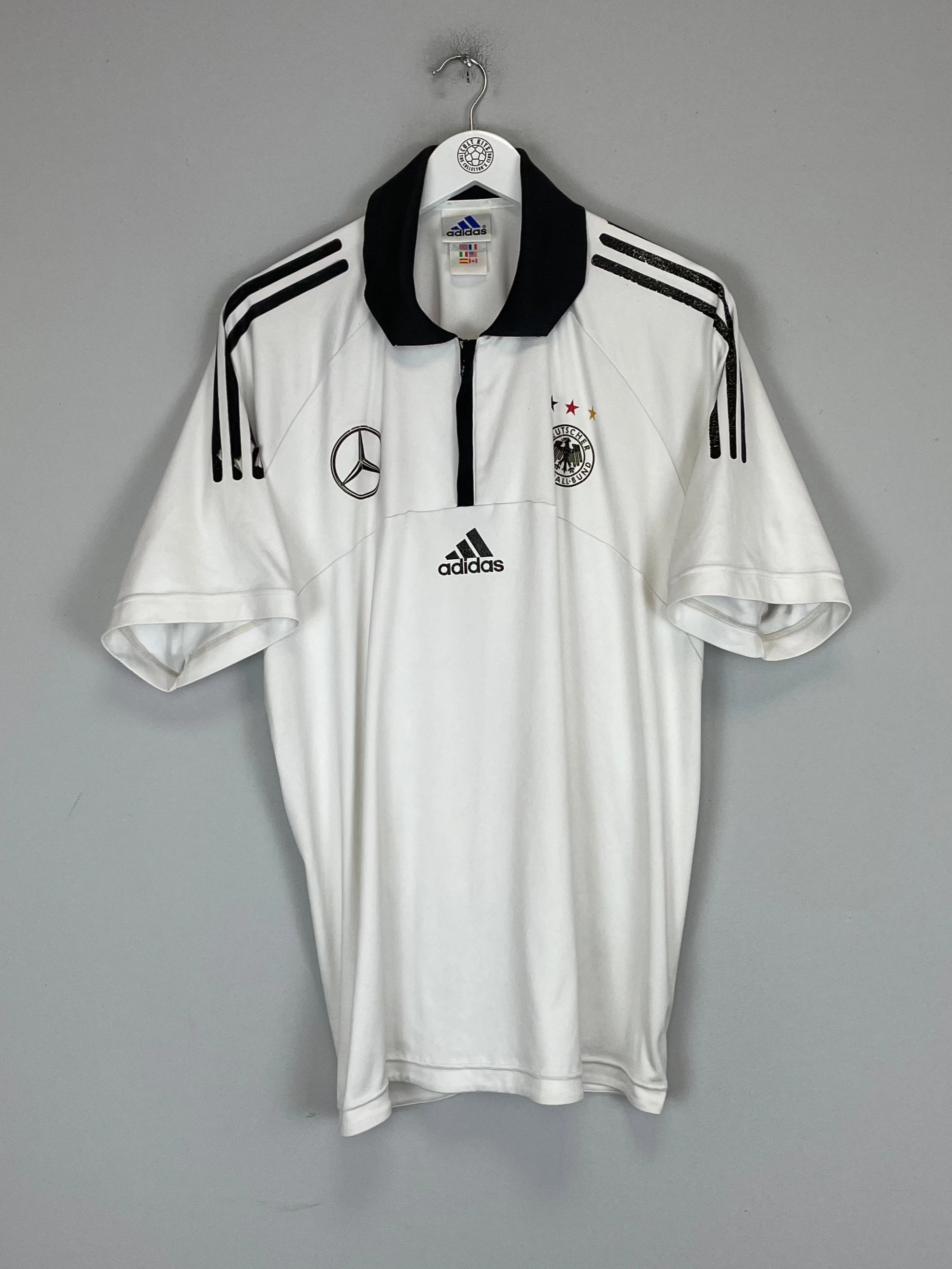 2002/04 GERMANY TRAINING SHIRT (XL) ADIDAS Casual Wear Second Skin