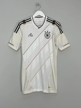 Eco Friendly Dye Process Moisture Wicking Technology 2012/14 GERMANY *PLAYER ISSUE* HOME SHIRT (L) ADIDAS