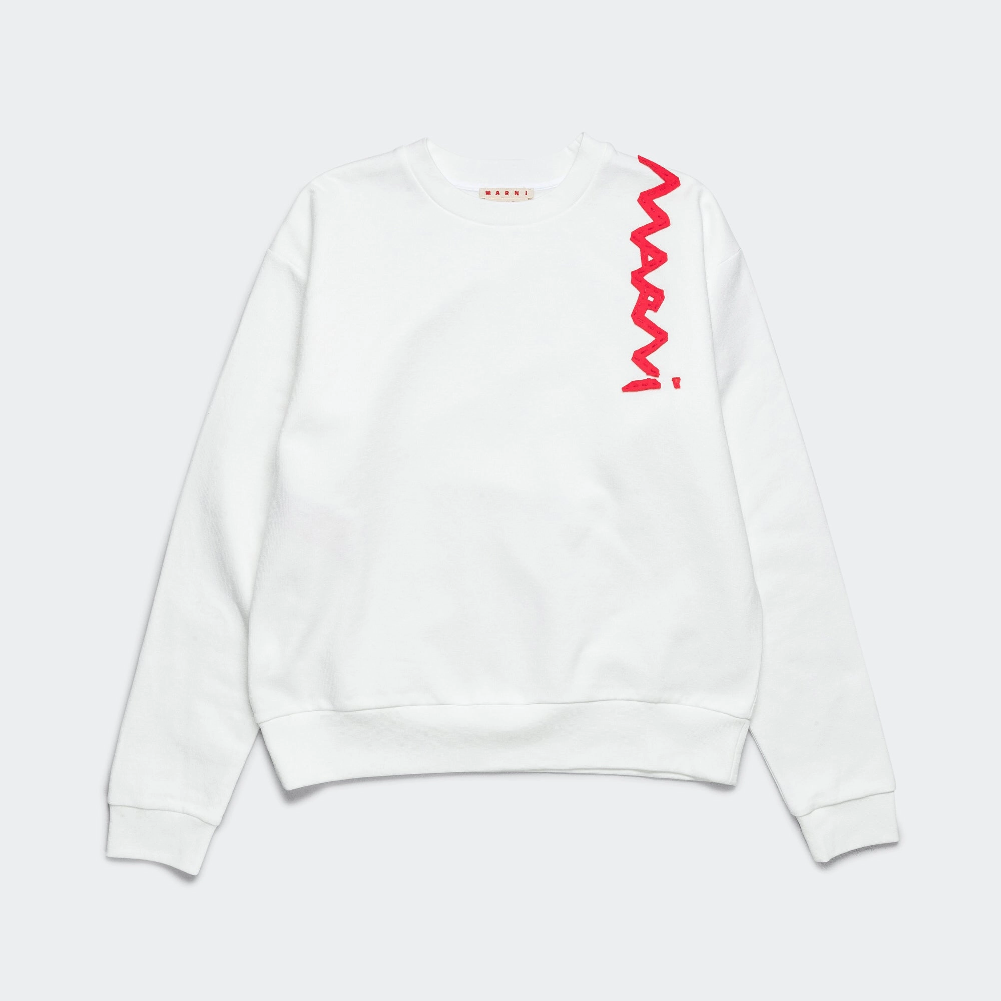 kids' Mending Logo Sweatshirt - White