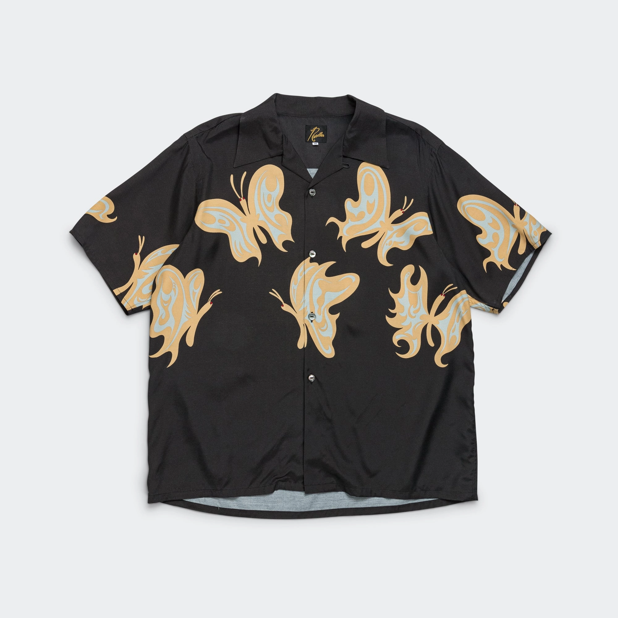 One-Up SS Shirt x Kae Tanaka - Black KT Papillon Travel-friendly Relaxed Vibe