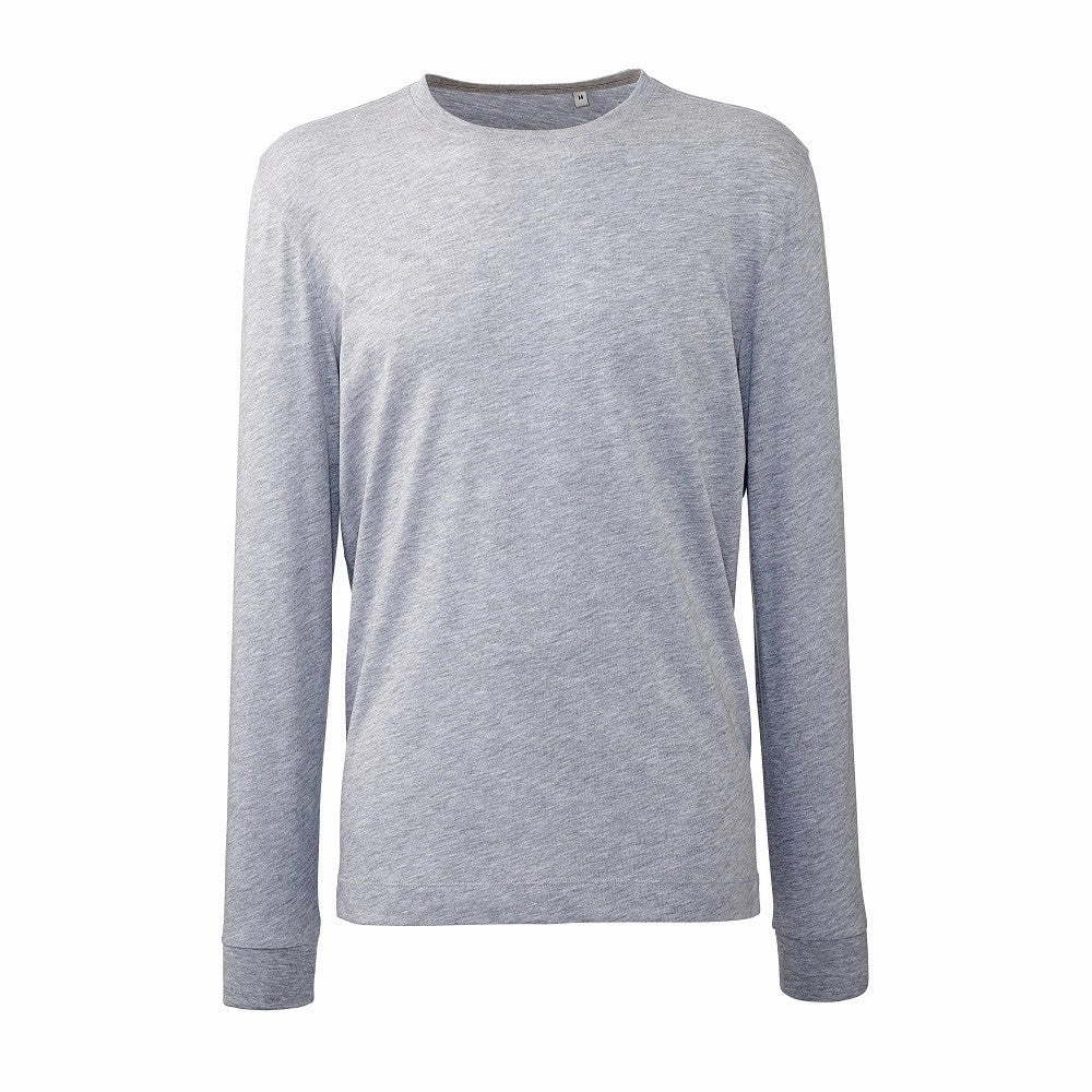 Travel Light Organic Long Sleeve T-Shirt | GREY MARL