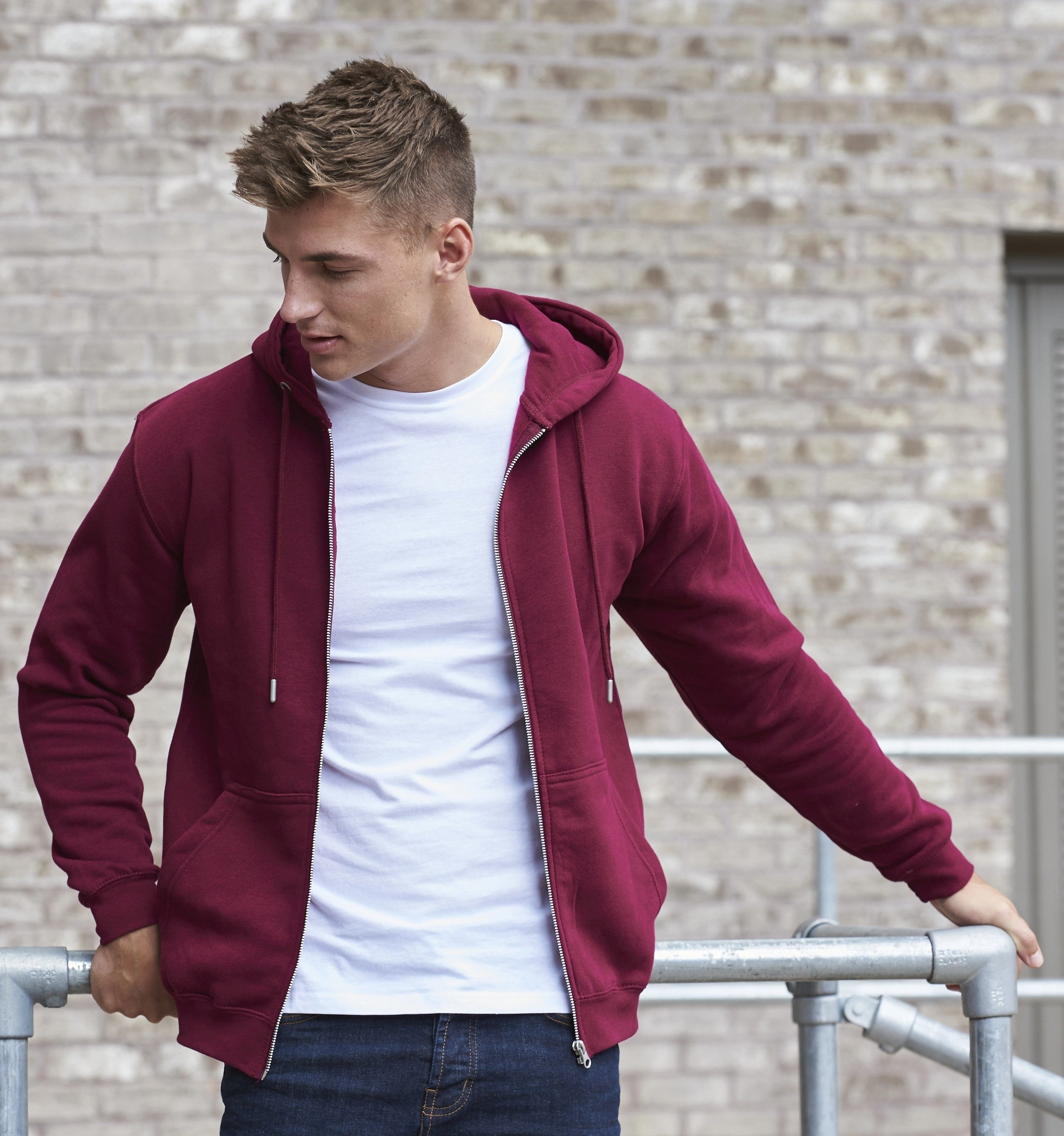 Organic Zoodie | ARCTIC WHITE full zip Street Inspired