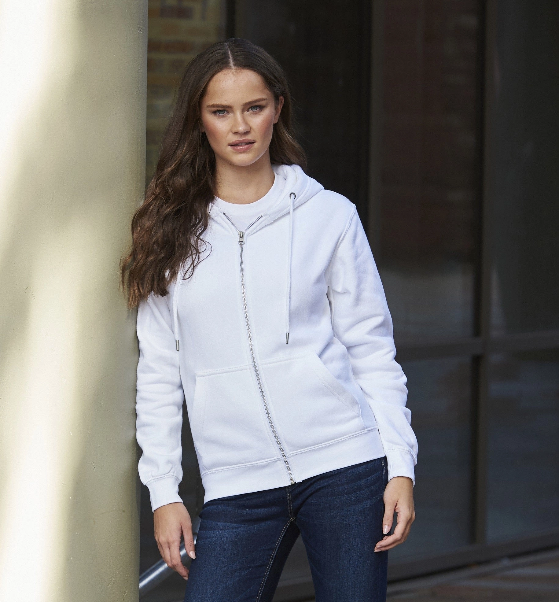 Heavyweight Cotton Stylish Accessory Organic Zoodie | ARCTIC WHITE