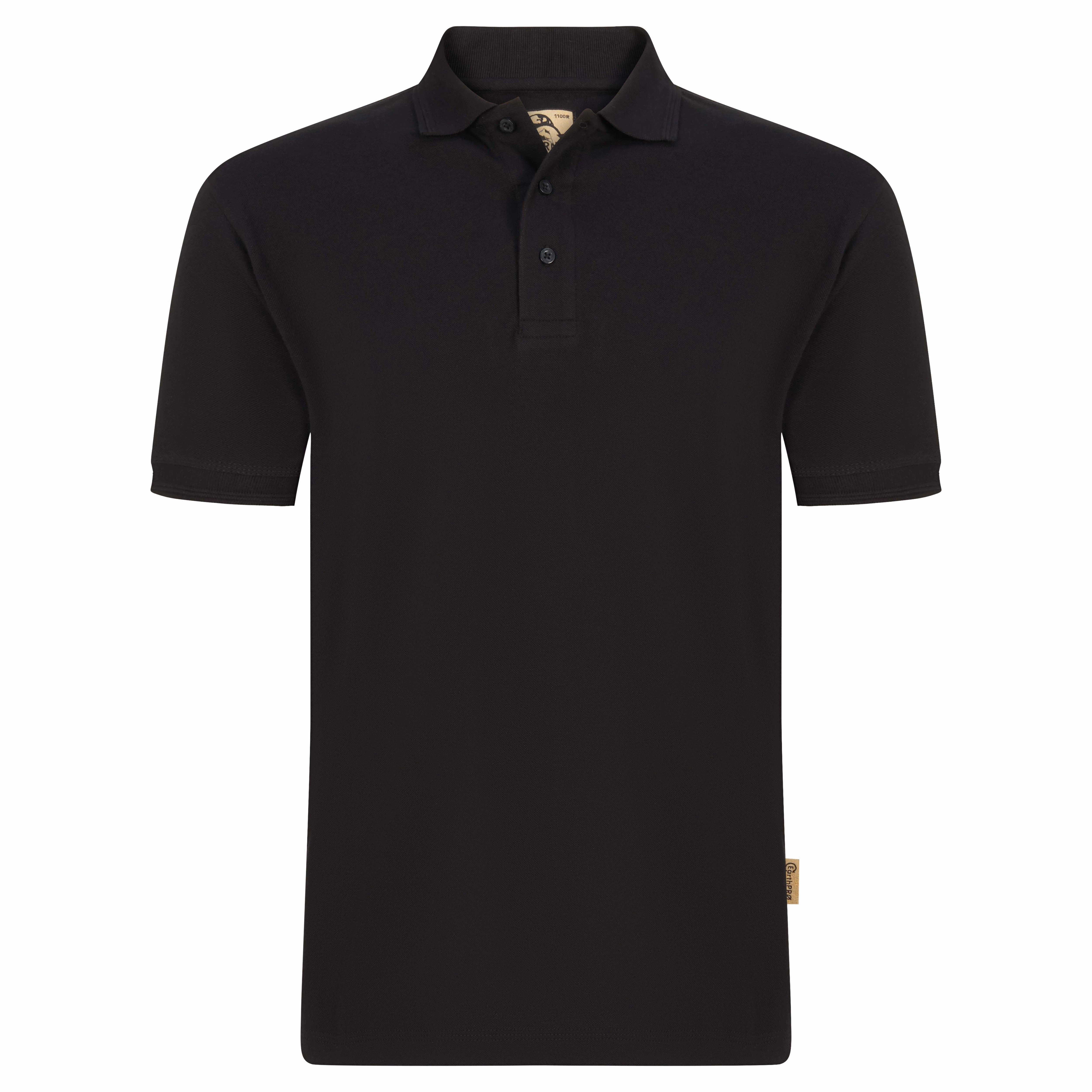 Osprey EarthPro Polo Shirt | BLACK AntiStatic Treatment Layered Look