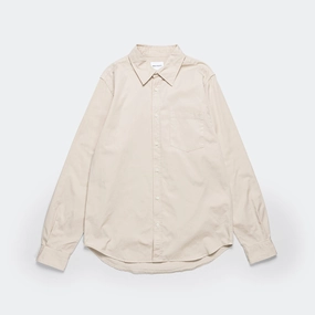 Durable Buttons Osvald BD Twill Shirt - Oatmeal