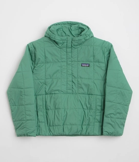 Water resistant coating Patagonia Womens Light Gust Hooded Pullover Jacket - Heartleaf Green