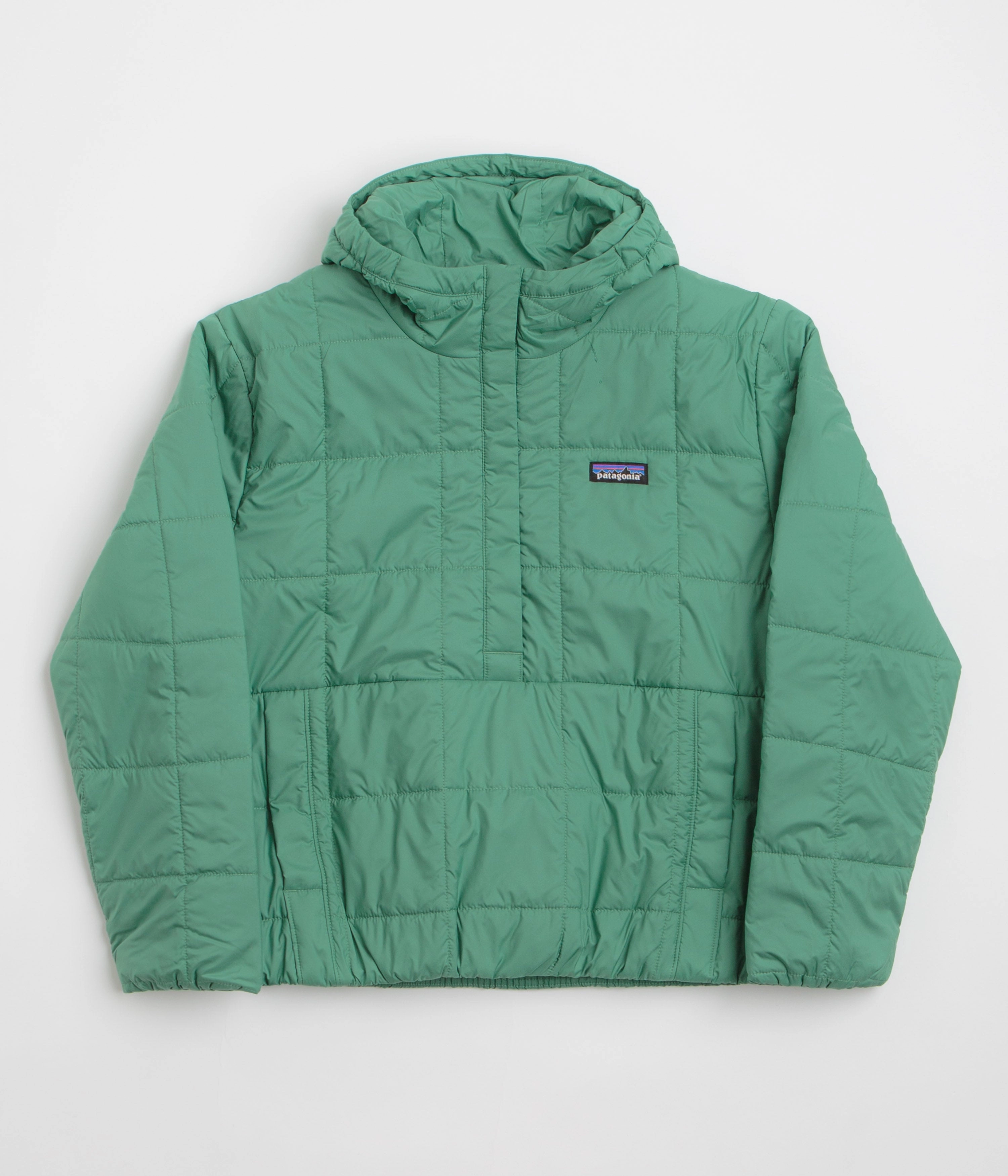 Water resistant coating Patagonia Womens Light Gust Hooded Pullover Jacket - Heartleaf Green