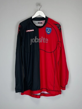 2011/12 PORTSMOUTH L/S THIRD SHIRT (XXL) KAPPA Tagless label Contrast Trim Detailing