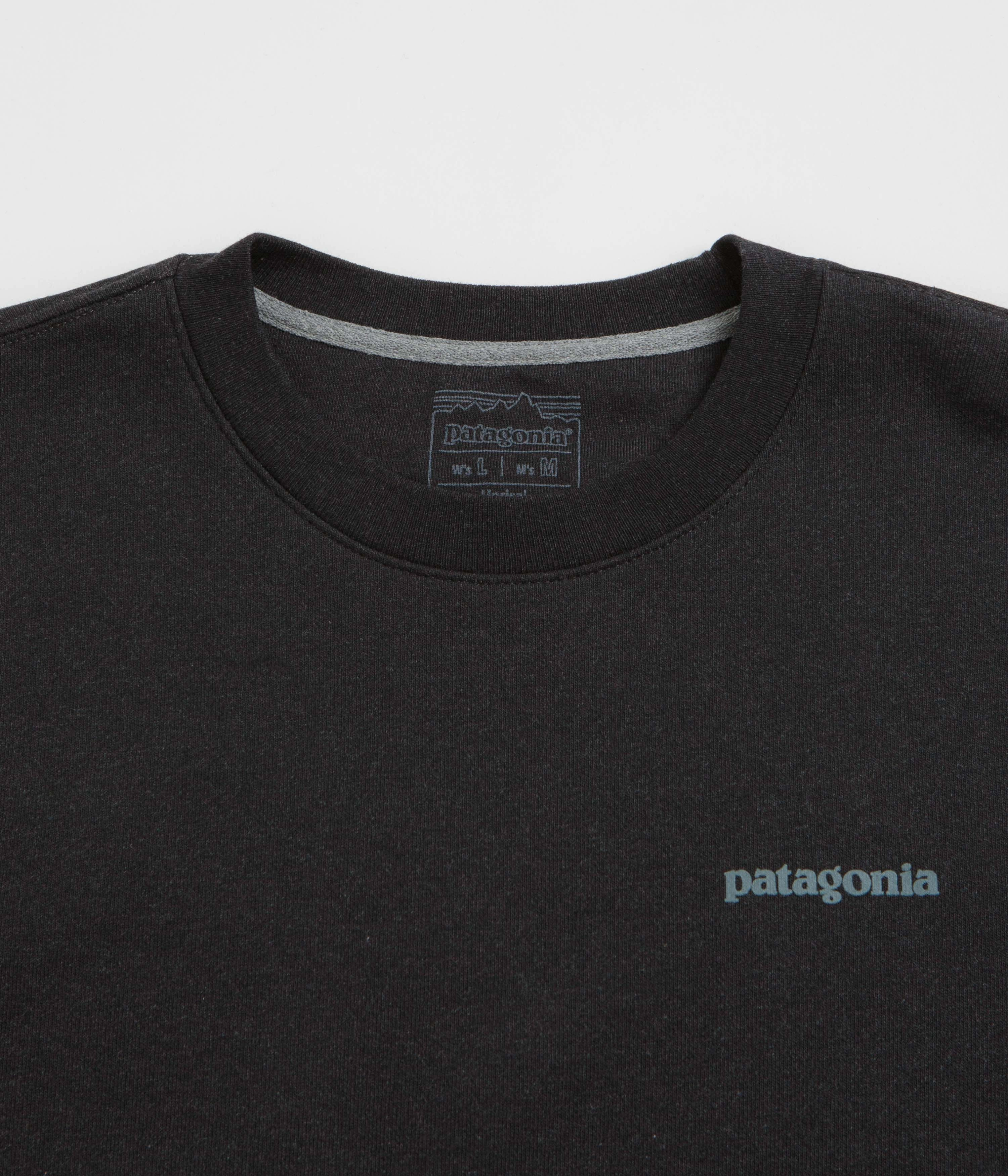 Patagonia Fitz Roy Icon Uprisal Crewneck Sweatshirt - Ink Black great for presents