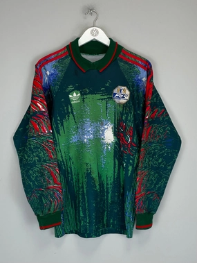 1992/93 FC LUZERN #1 *MATCH WORN* GK SHIRT (M) ADIDAS Soft Inner Lining Light Diffusion Knit