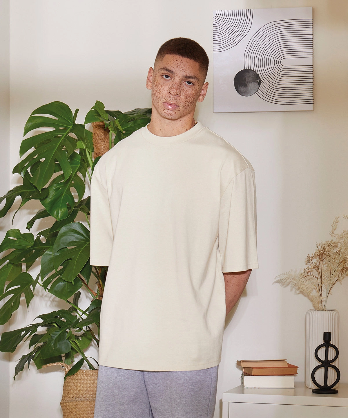 Oversized Sleeve Tee | BALTIC BLUE Anti Static Finish