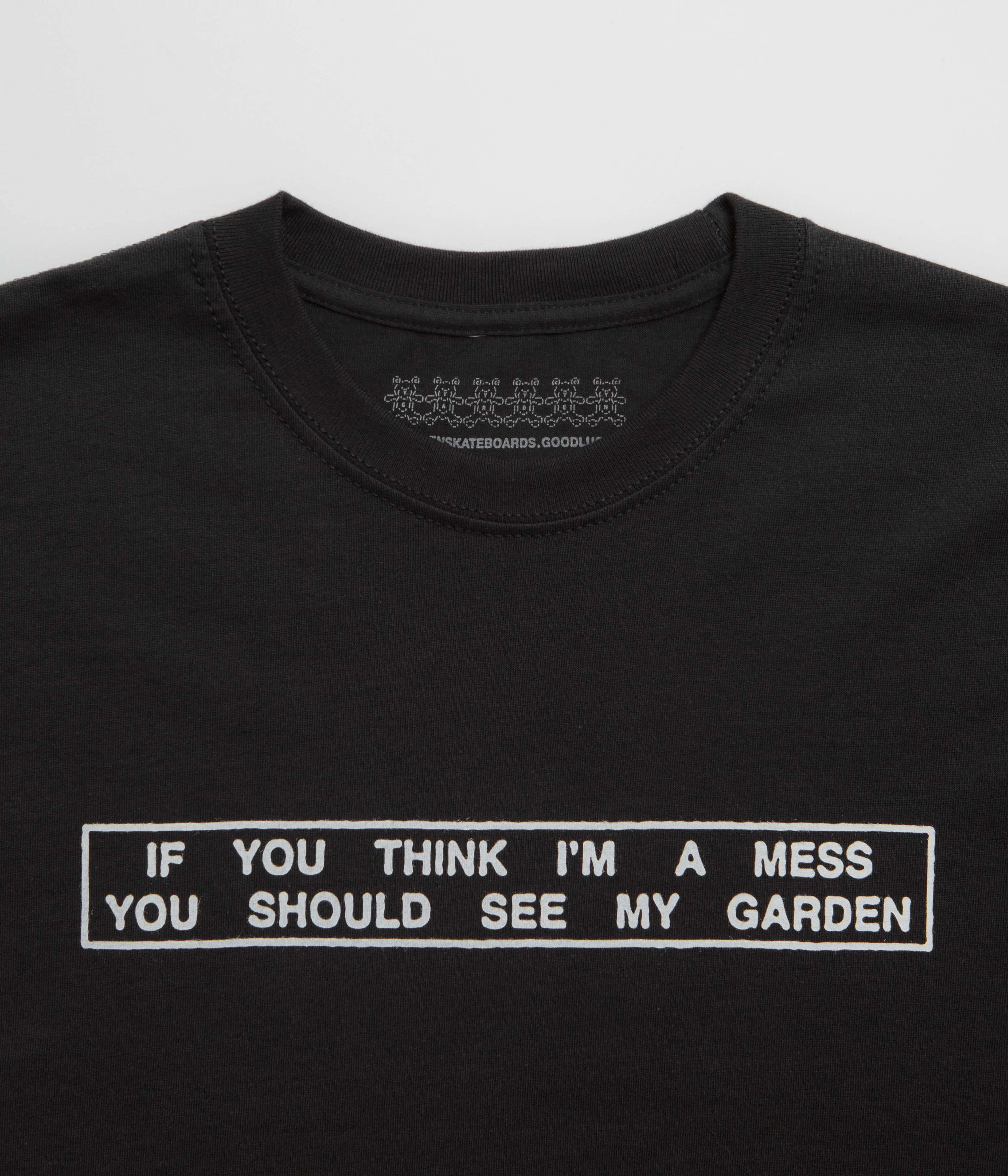 Easy Wear Option Garden Mess T-Shirt - Black