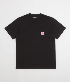 Everyday Layer Carhartt Pocket Heart T-Shirt - Black / Red