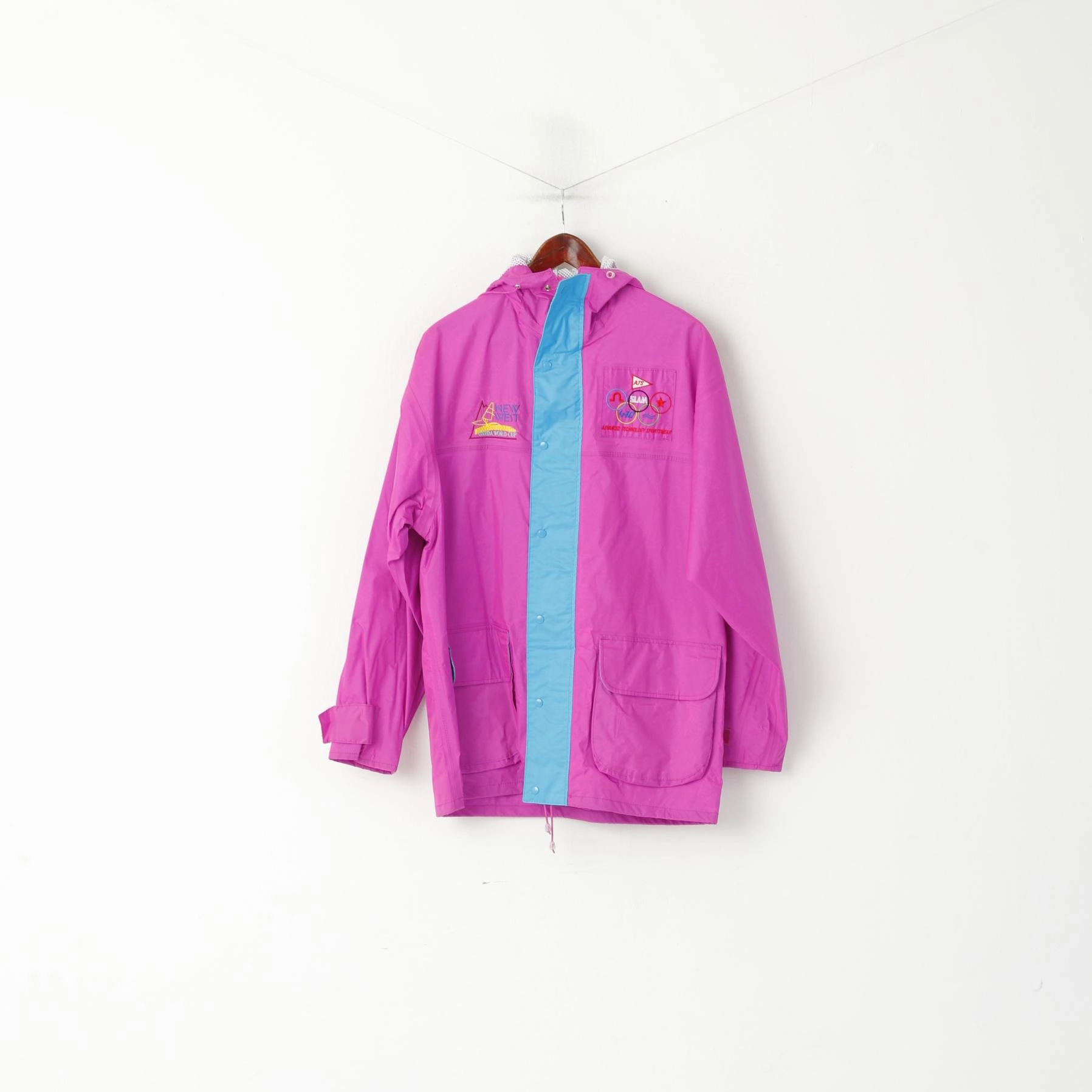 suitable for birthdays Brand Name Slam Men M Jacket Pink Sportswear Hooded Garda World -Cup Nylon Outdoor Top