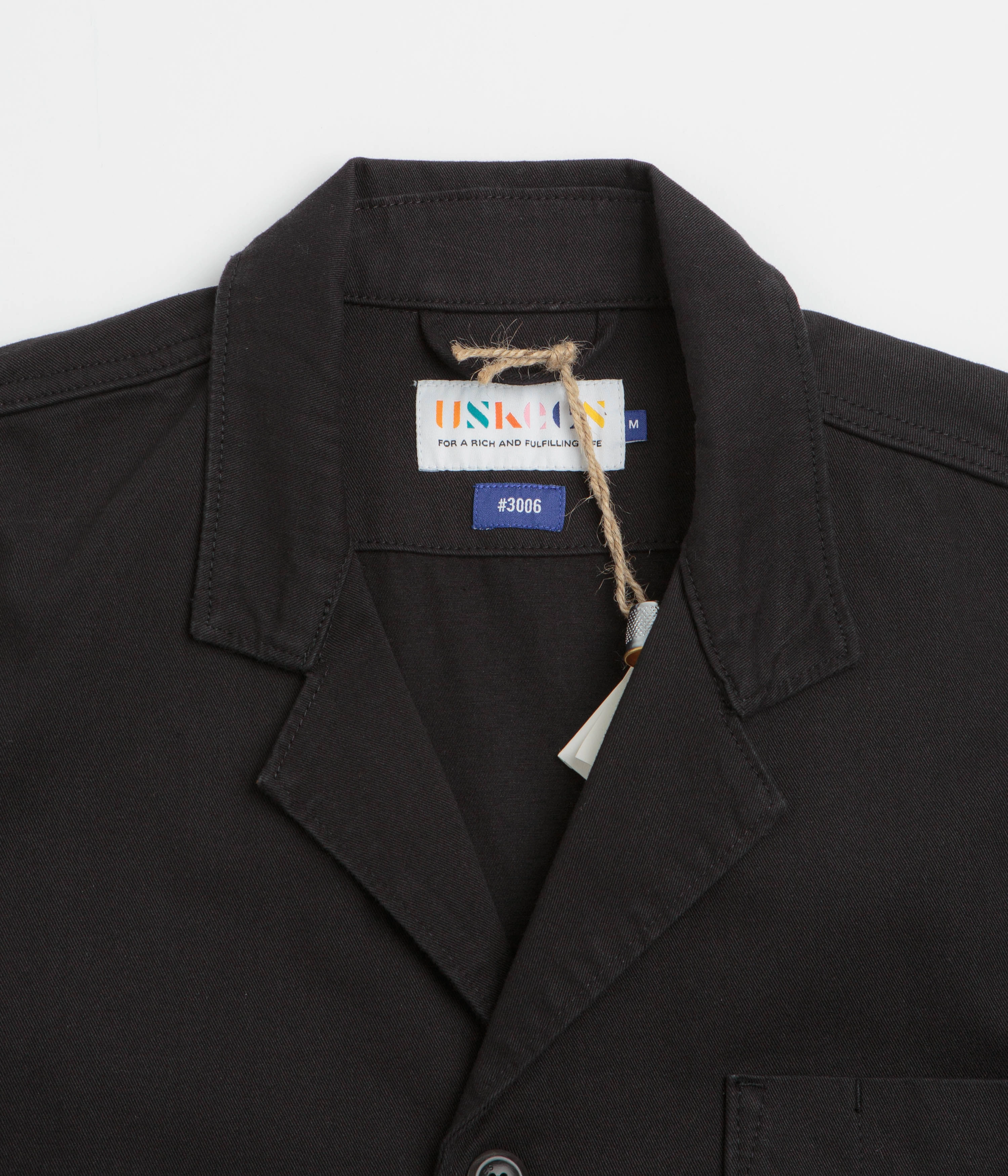 Uskees 3006 Twill Blazer - Black Packable design Layer Flexibility