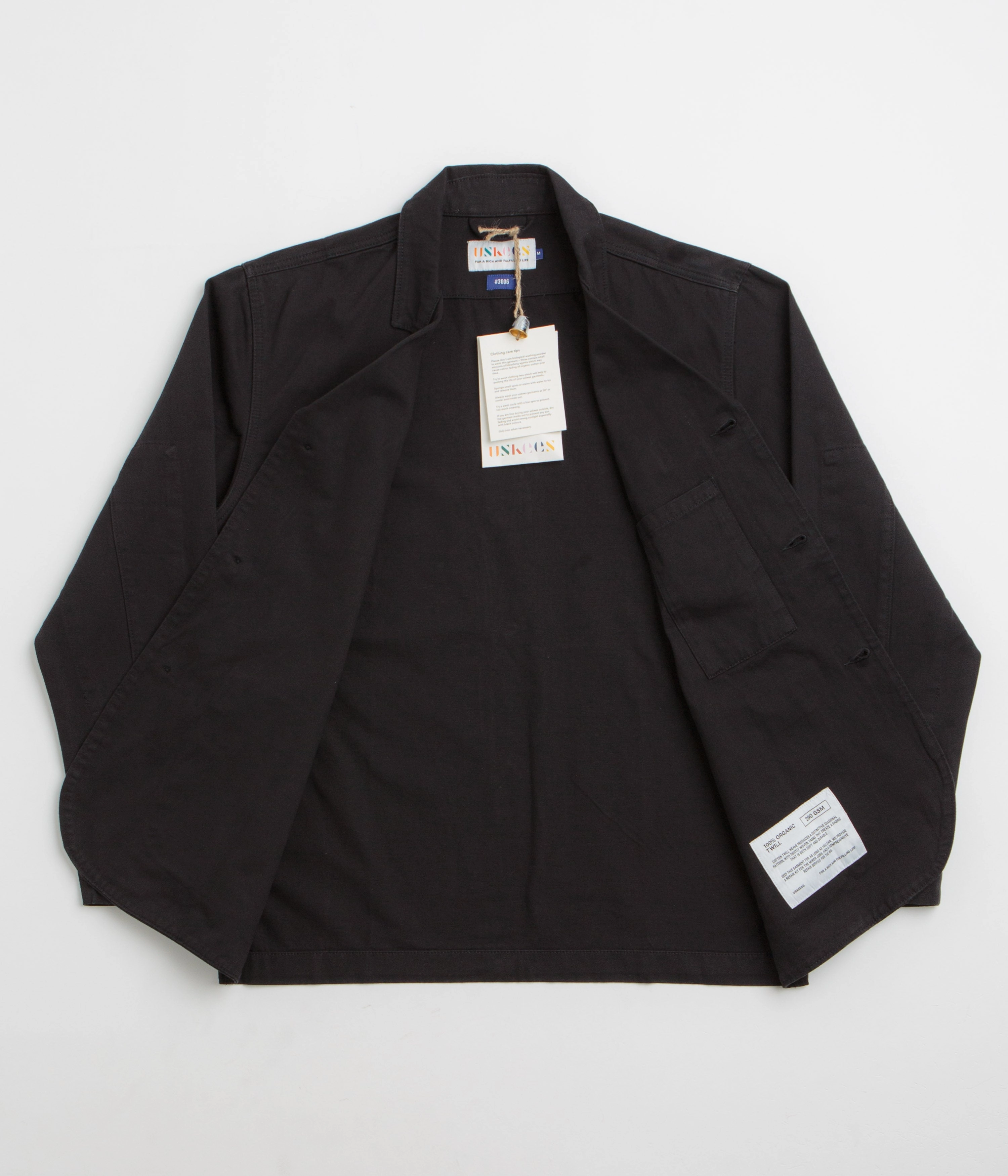 Uskees 3006 Twill Blazer - Black artists