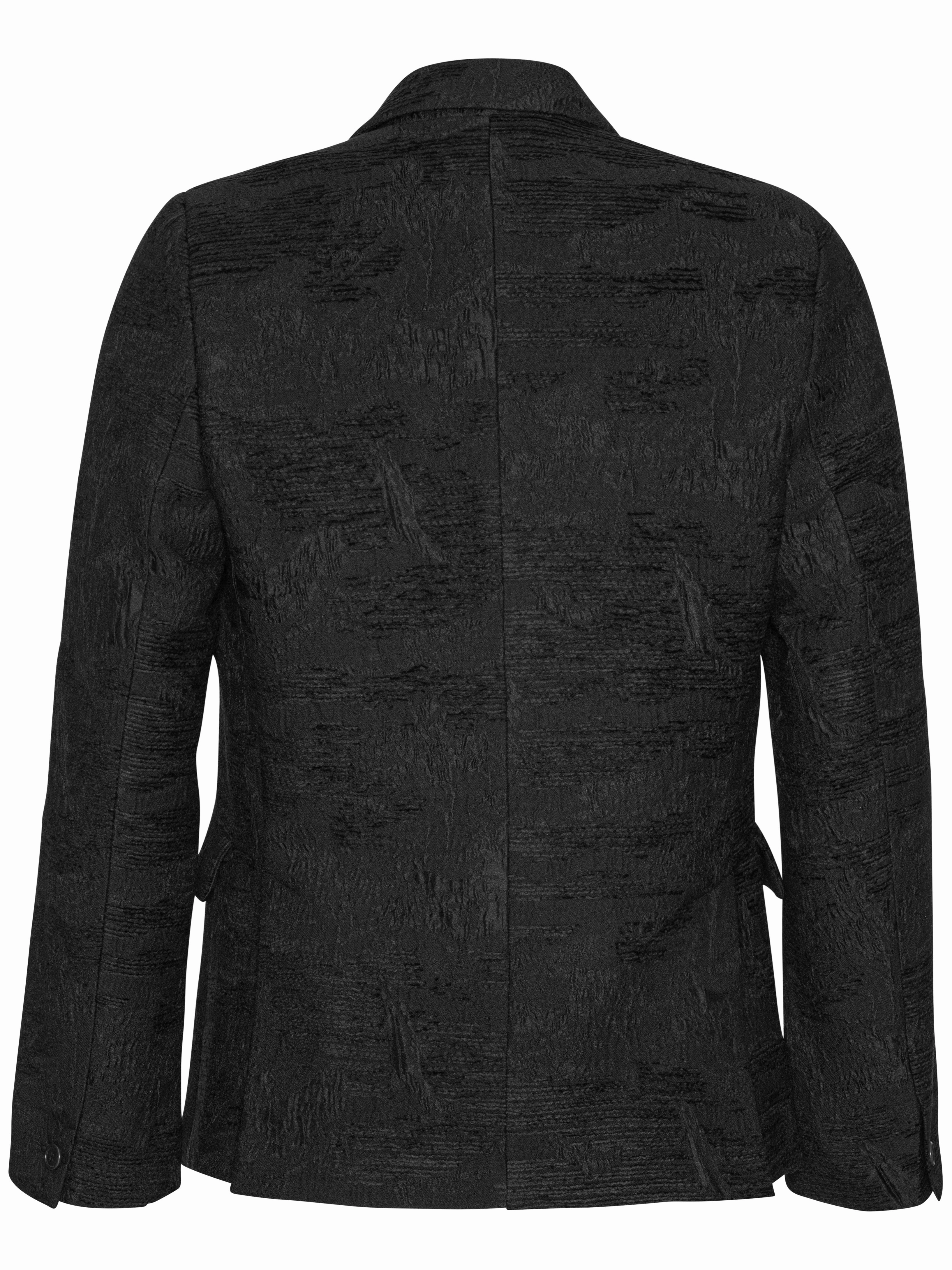 Motif Blazer - Fishes Black Four Way Stretch beach bonfire