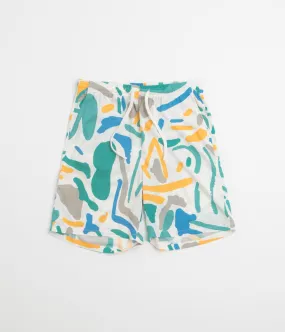 Minimal Fit Layered Panel Design Parlez Bay Shorts - Multi