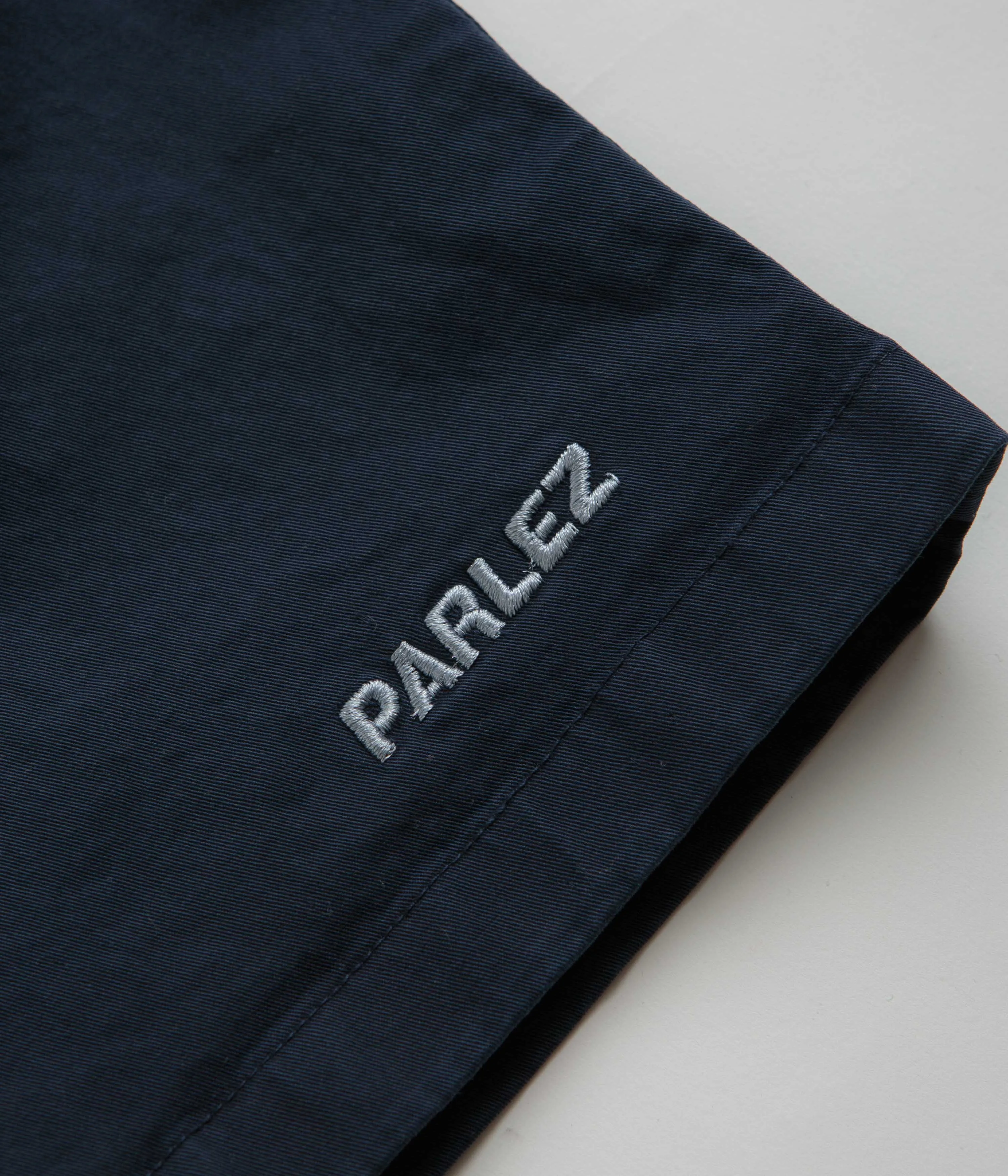 Parlez Blakey Shorts - Navy Luxury Feel Wrinkle Free Fabric