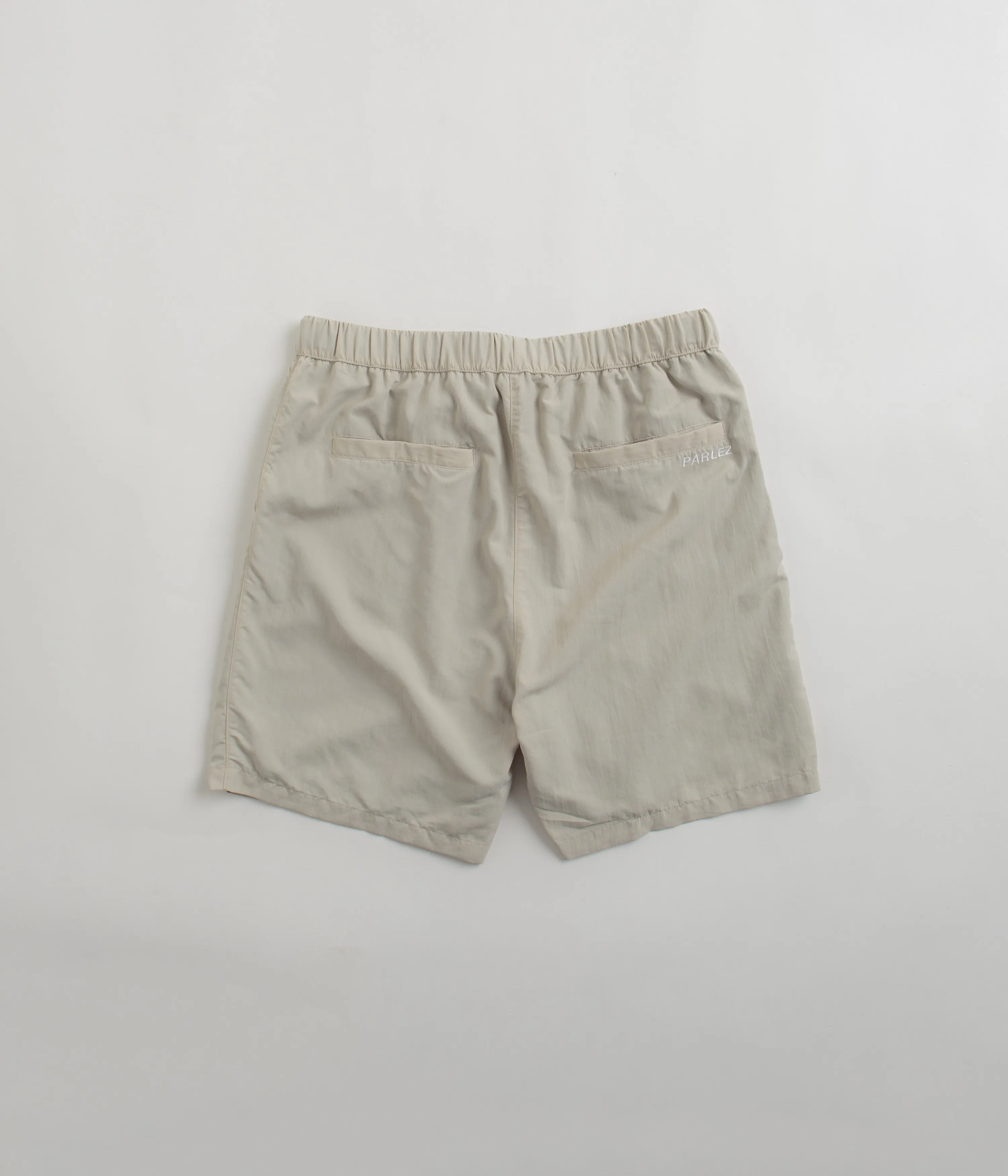 Parlez Hage Shorts - Pebble Grey quick-drying Snag Free Zipper