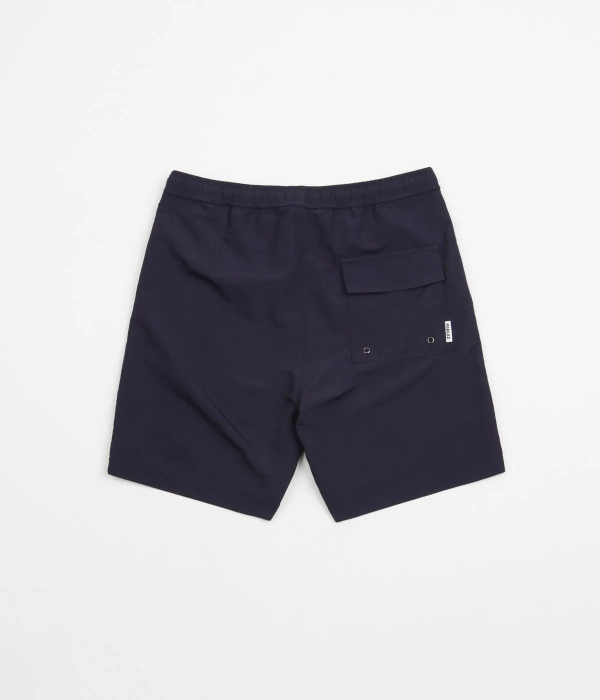 Reflective Trim Detail Artisanal Parlez Rival Swim Shorts - Navy / White