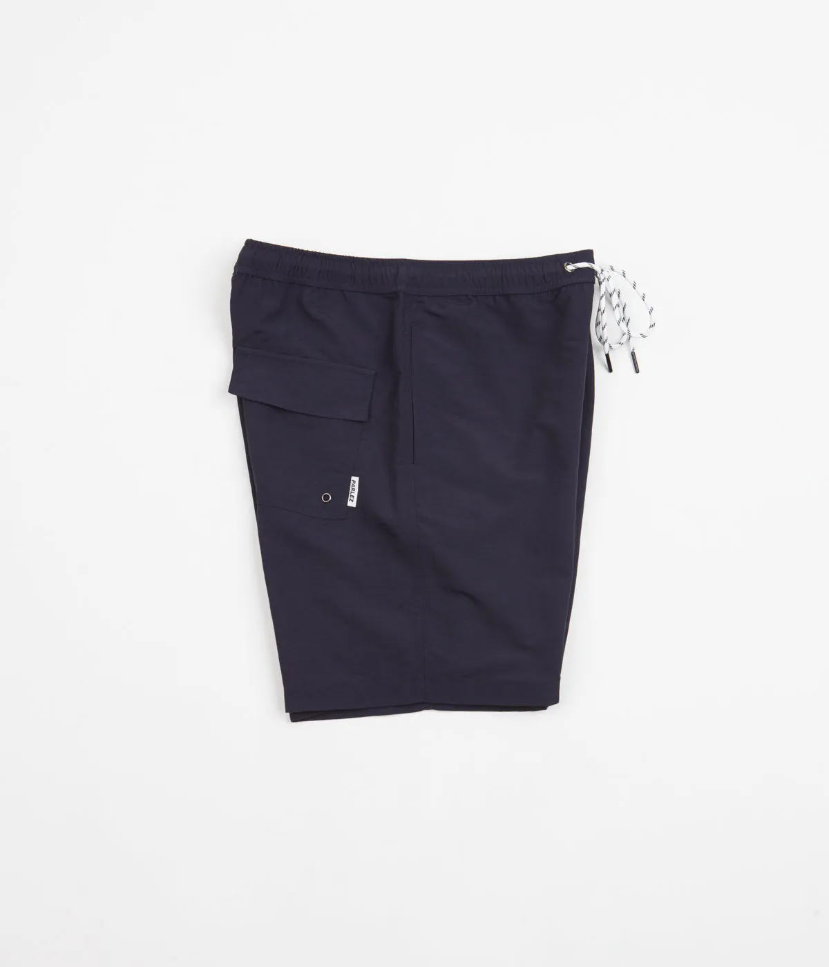 Parlez Rival Swim Shorts - Navy / White Evening Wear