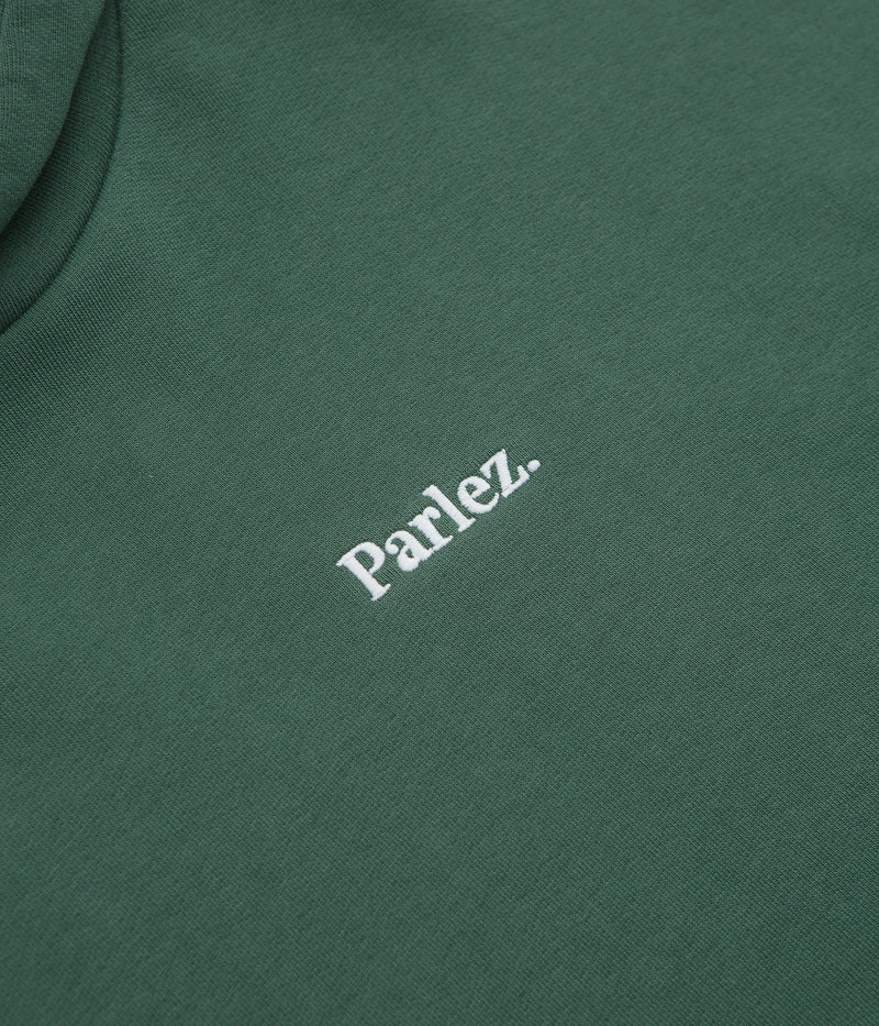 fleece material Girly style Parlez Amos Hoodie - Kelp Green