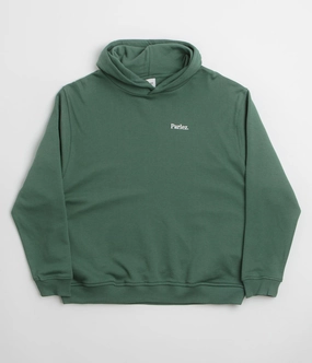 Semi Formal Embroidered Logo Parlez Amos Hoodie - Kelp Green